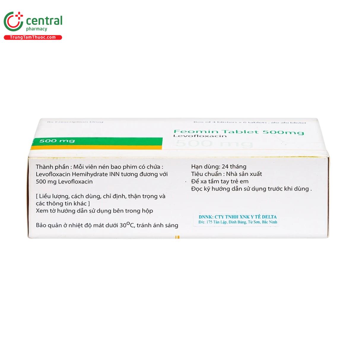 thuoc feomin tablet 500mg 3 K4805