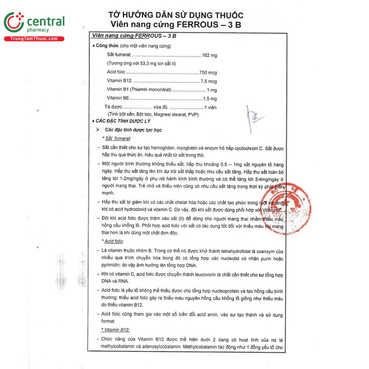 thuoc ferrous 3b 5 E1170 thuoc ferrous 3b 5 E1170
