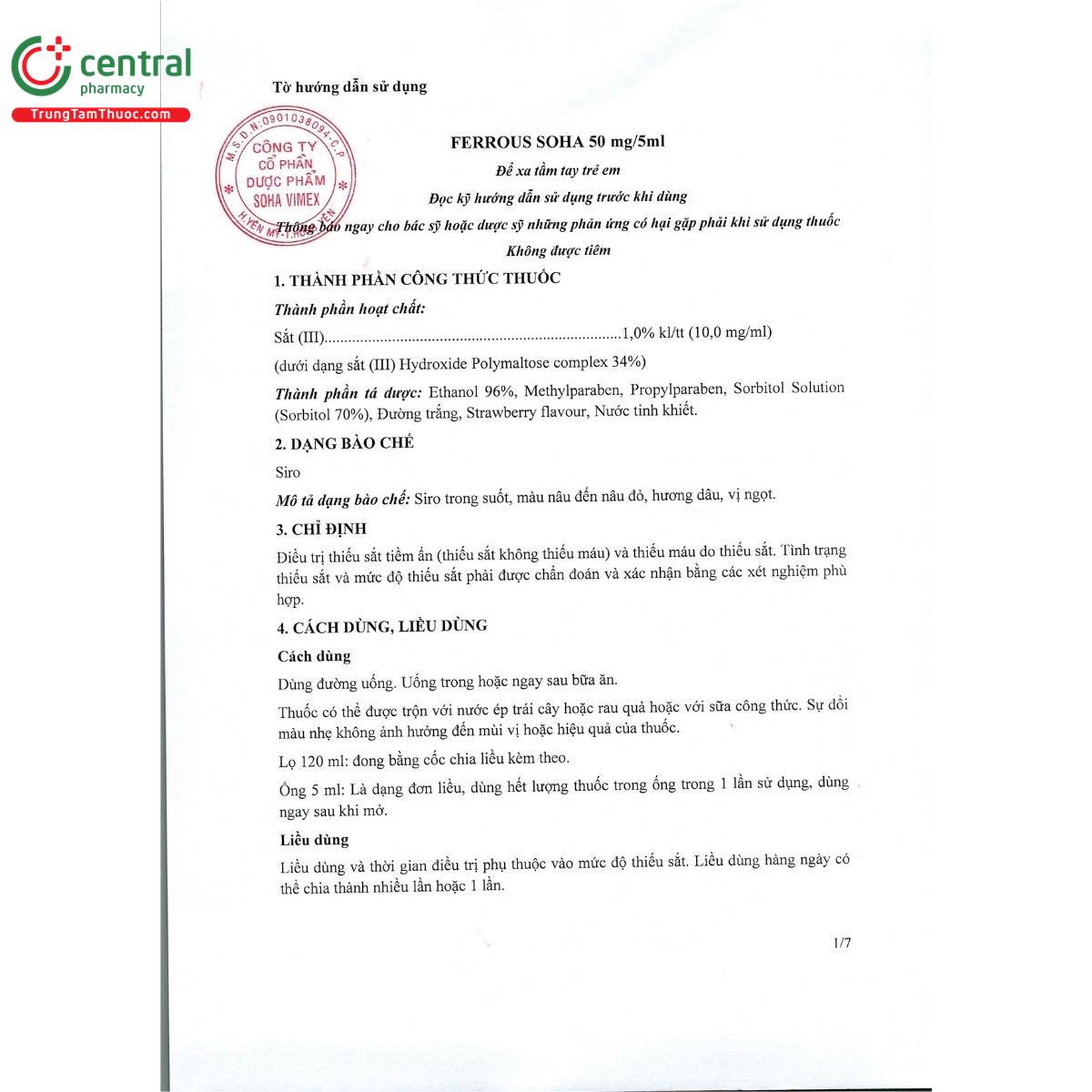 thuoc ferrous soha 50mg 5ml 8 I3202