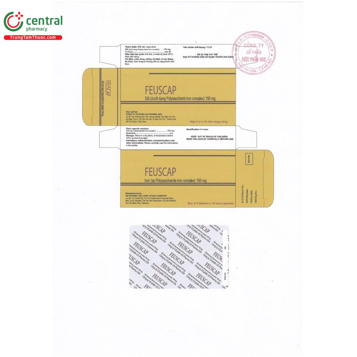 thuoc feuscap 150mg 3 S7862 thuoc feuscap 150mg 3 S7862