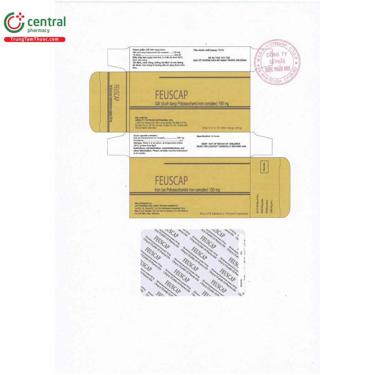 thuoc feuscap 150mg 4 L4224 thuoc feuscap 150mg 4 L4224