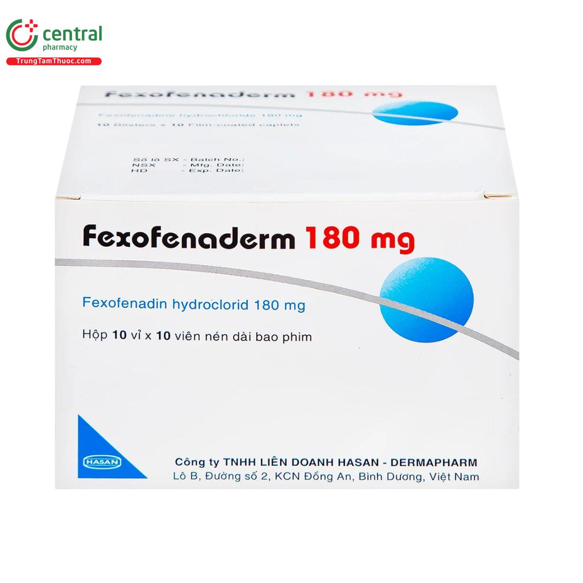 thuoc fexofenaderm 180mg 4 T8565