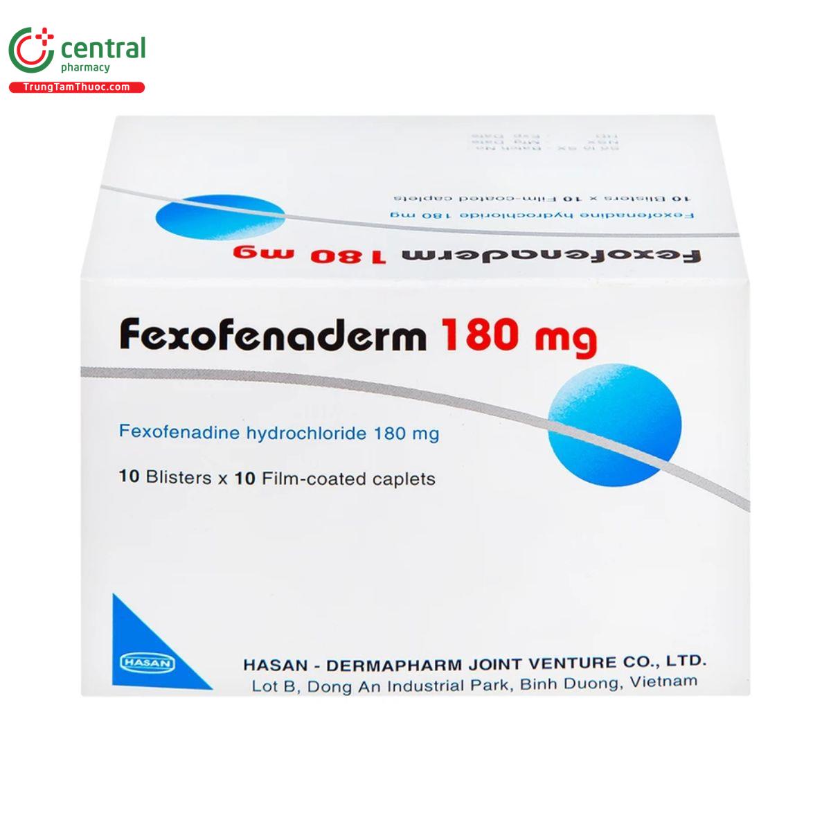 thuoc fexofenaderm 180mg 5 Q6083