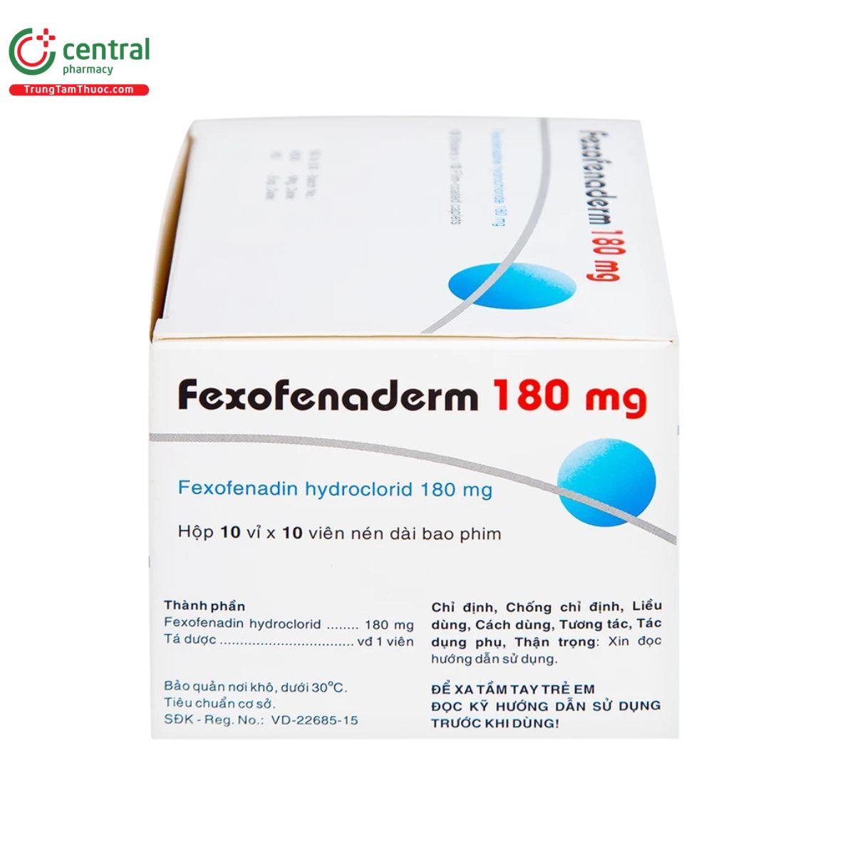 thuoc fexofenaderm 180mg 6 Q6588