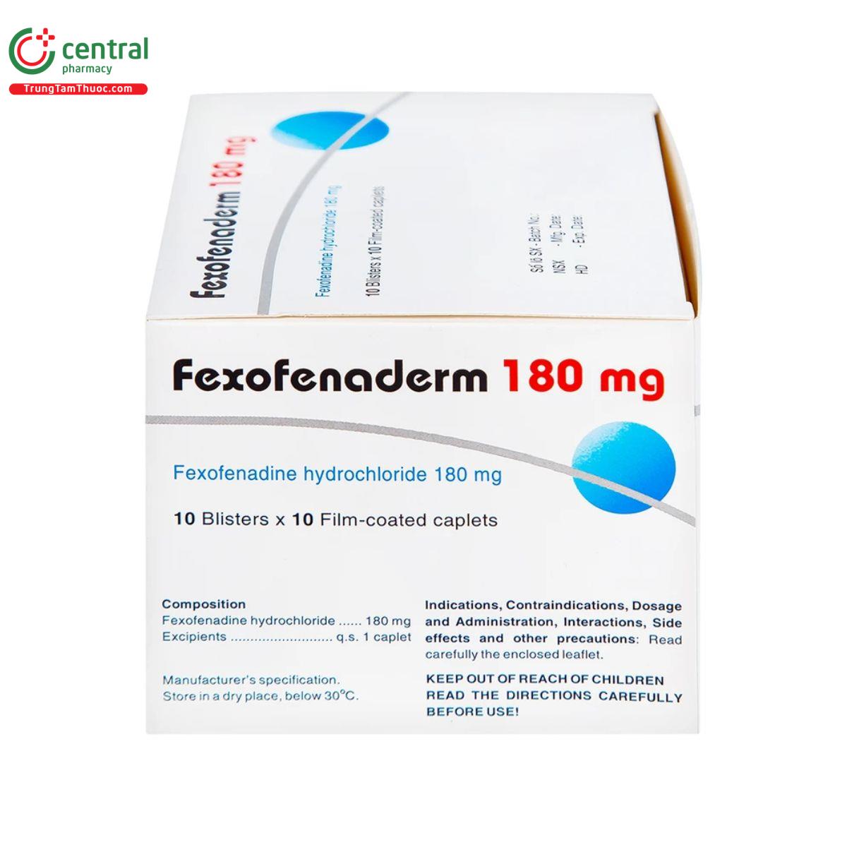 thuoc fexofenaderm 180mg 7 B0235