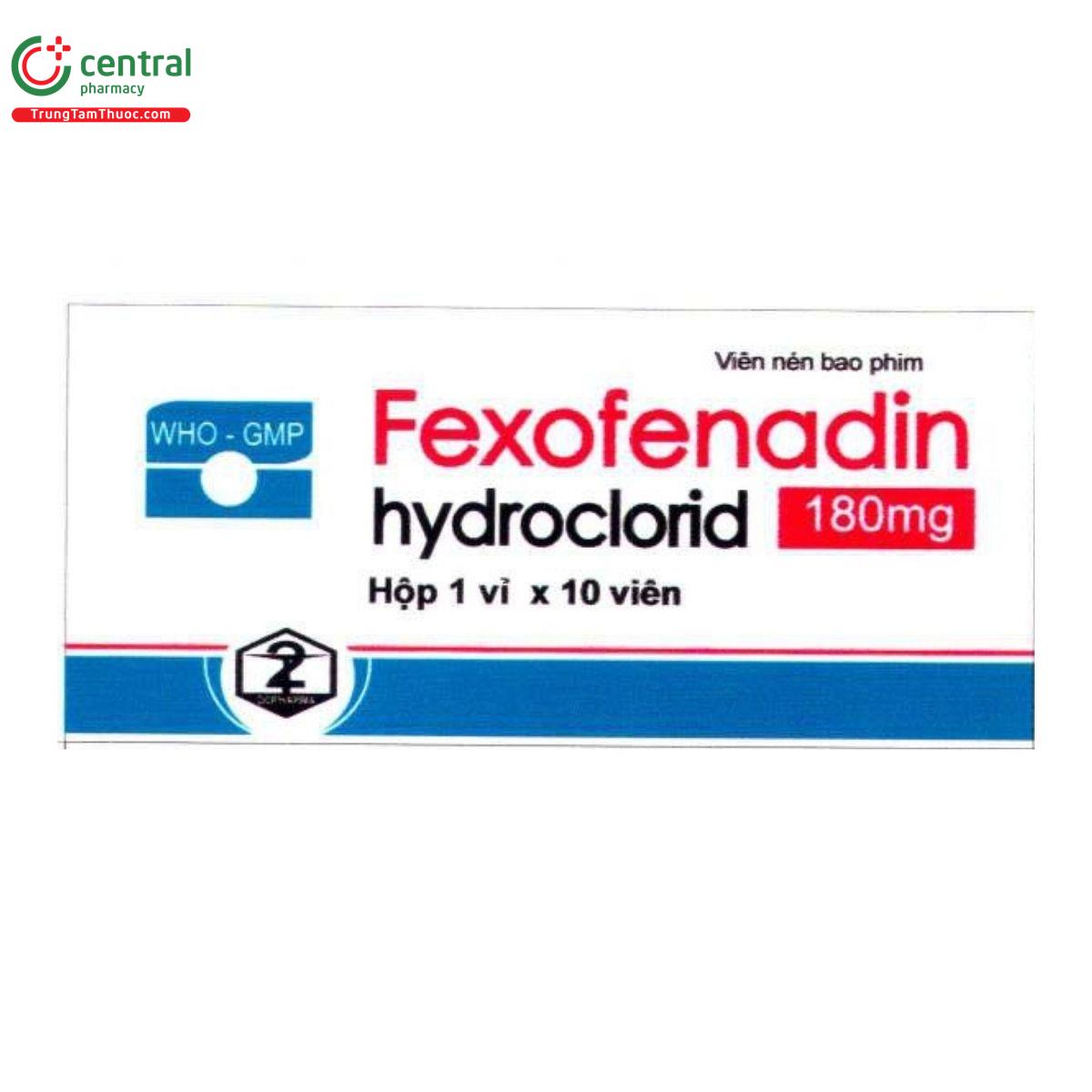 thuoc fexofenadin hydroclorid 180mg dopharma 1 R7341 thuoc fexofenadin hydroclorid 180mg dopharma 1 R7341