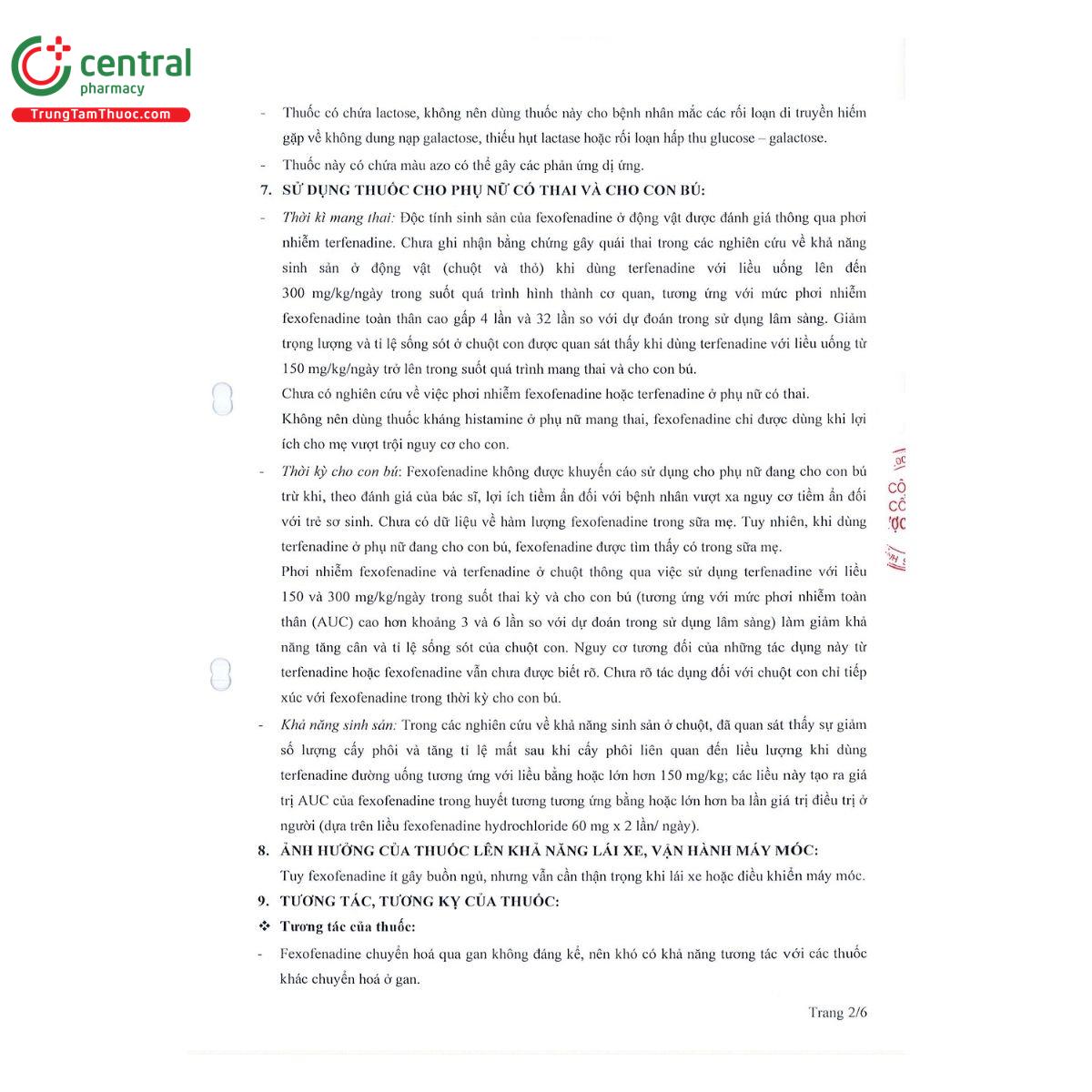 thuoc fexofenadin sp 60 4 T7112