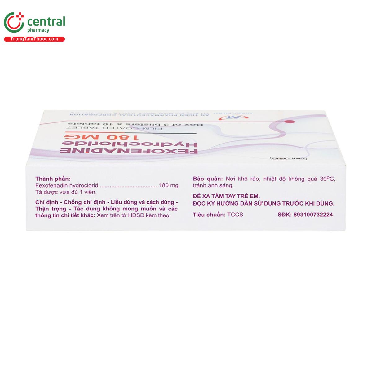 thuoc fexofenadine hydrochloride 180mg an thien 5 M4830 thuoc fexofenadine hydrochloride 180mg an thien 5 M4830