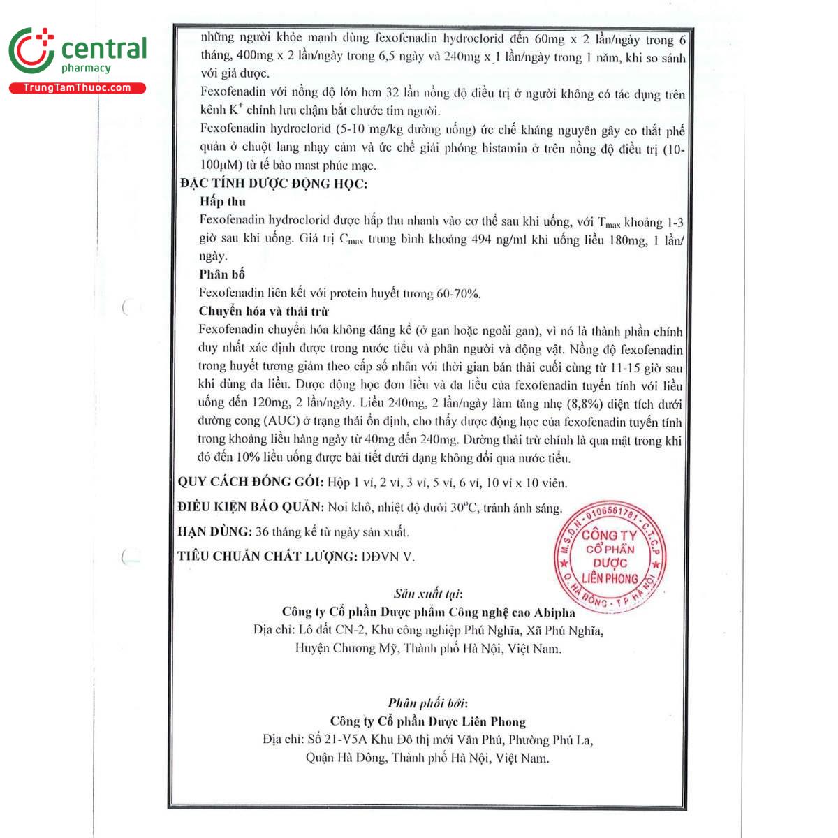 thuoc fexopluz lp 180mg 11 O5838 thuoc fexopluz lp 180mg 11 O5838