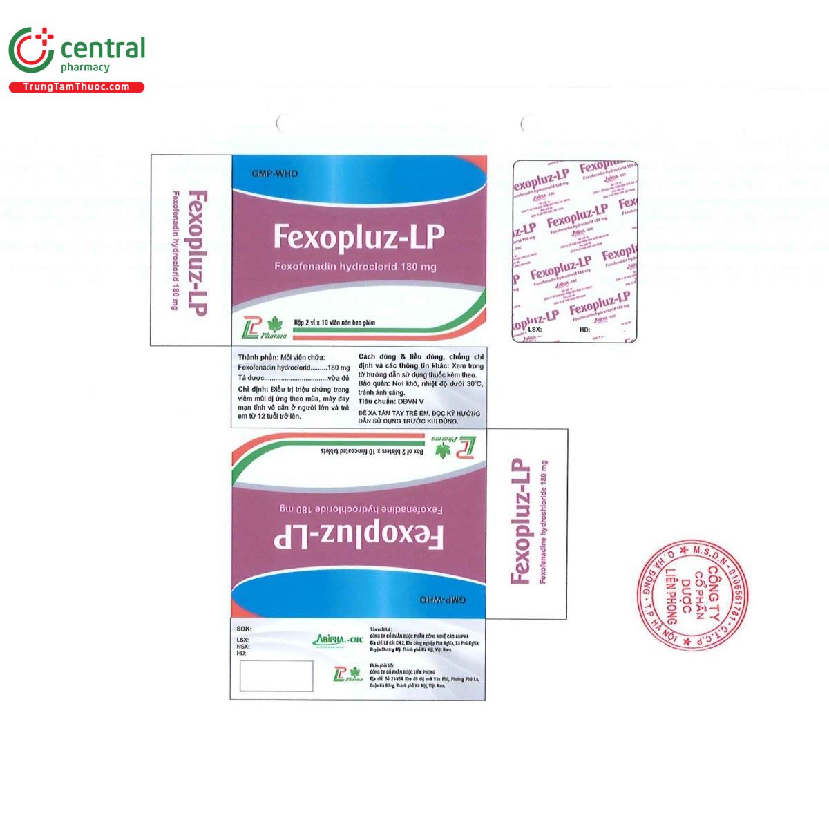 thuoc fexopluz lp 180mg 2 V8378 thuoc fexopluz lp 180mg 2 V8378