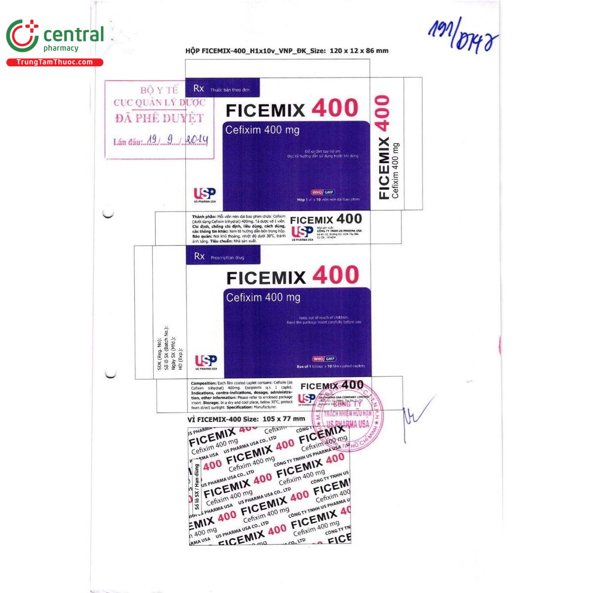 thuoc ficemix 400 2 V8824 thuoc ficemix 400 2 V8824