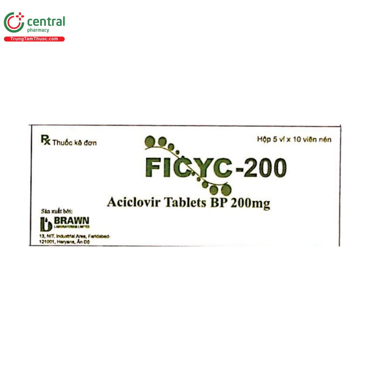 thuoc ficyc 200 3 L4258 thuoc ficyc 200 3 L4258