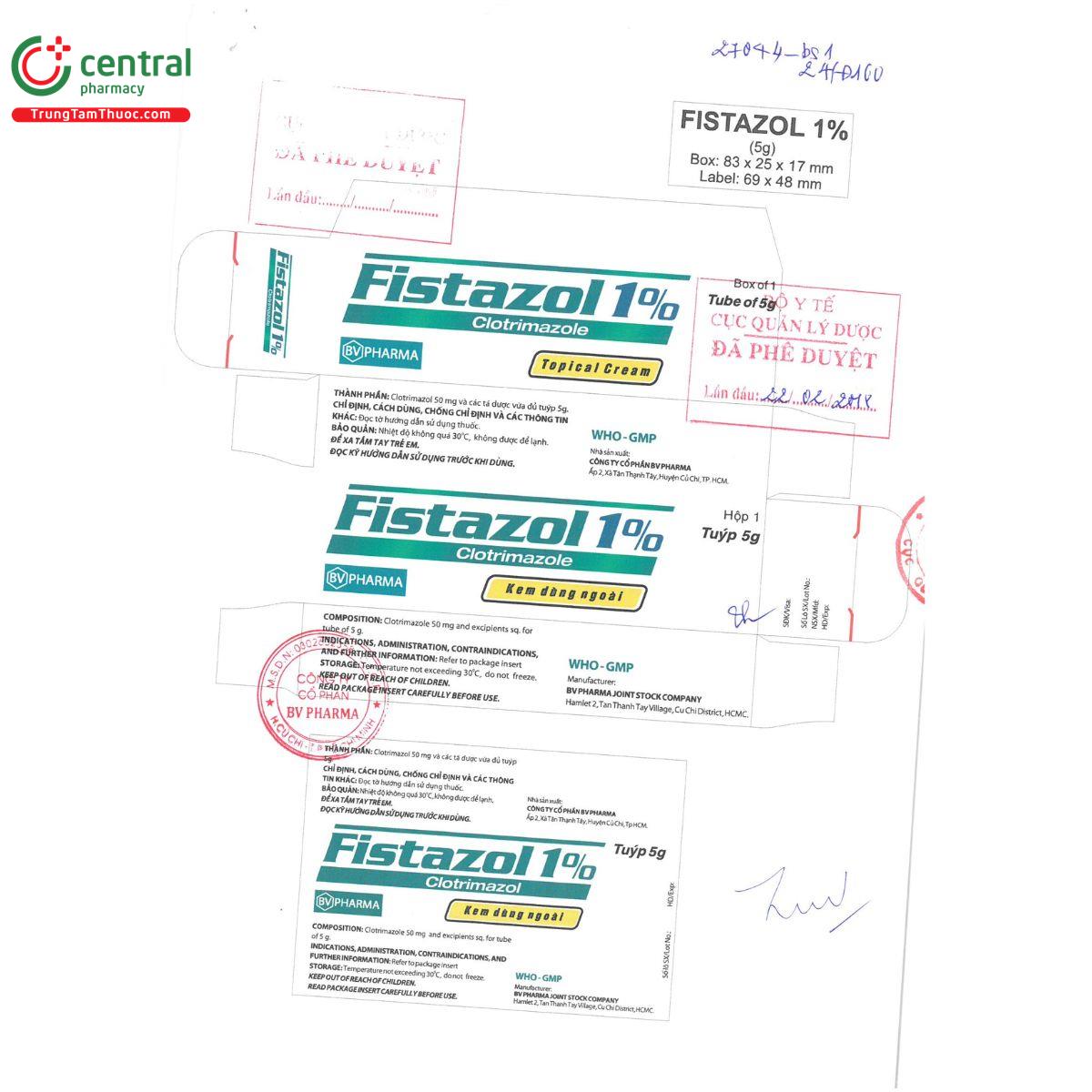 thuoc fistazol 1 2 T7166 thuoc fistazol 1 2 T7166
