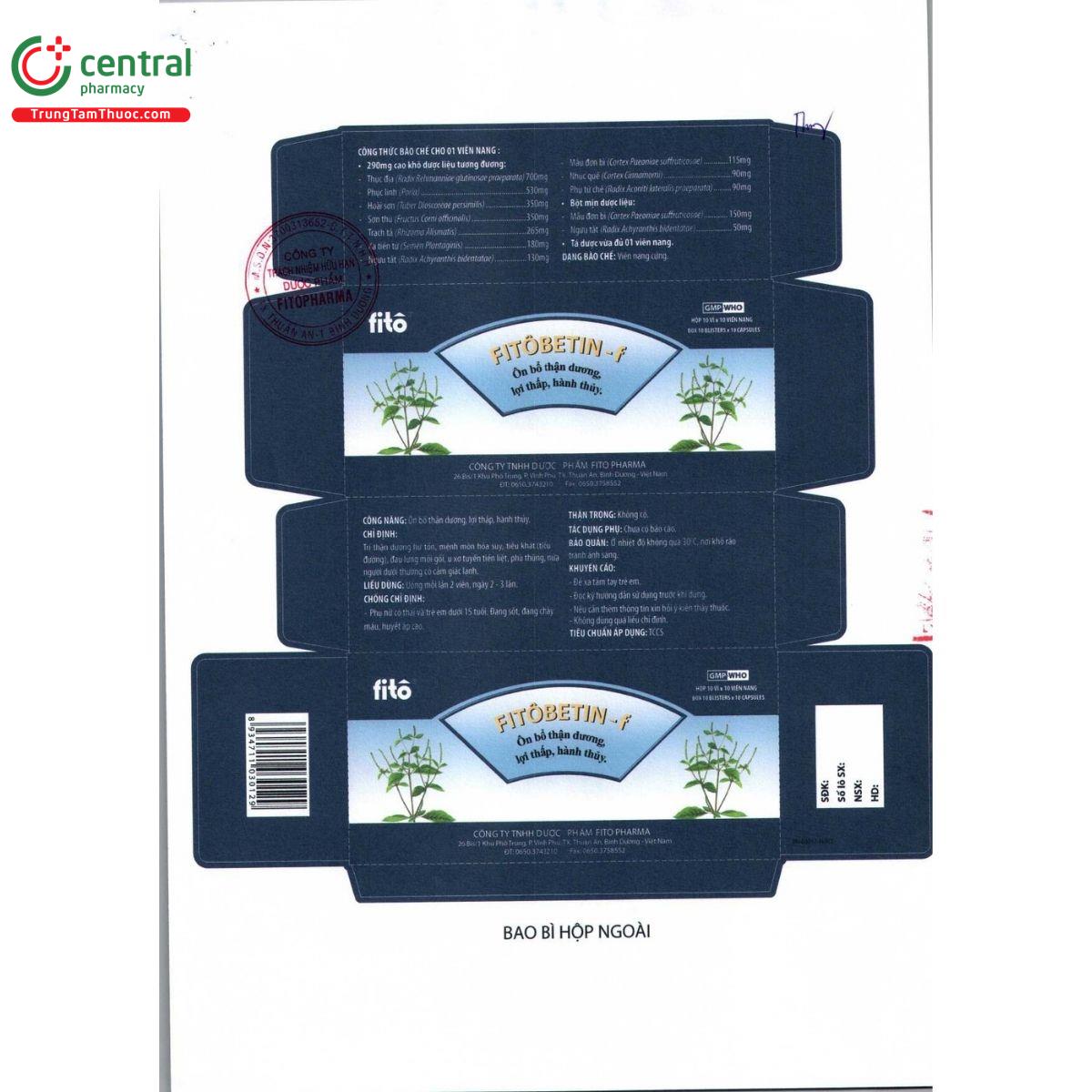 thuoc fitobetin f 4 V8386 thuoc fitobetin f 4 V8386