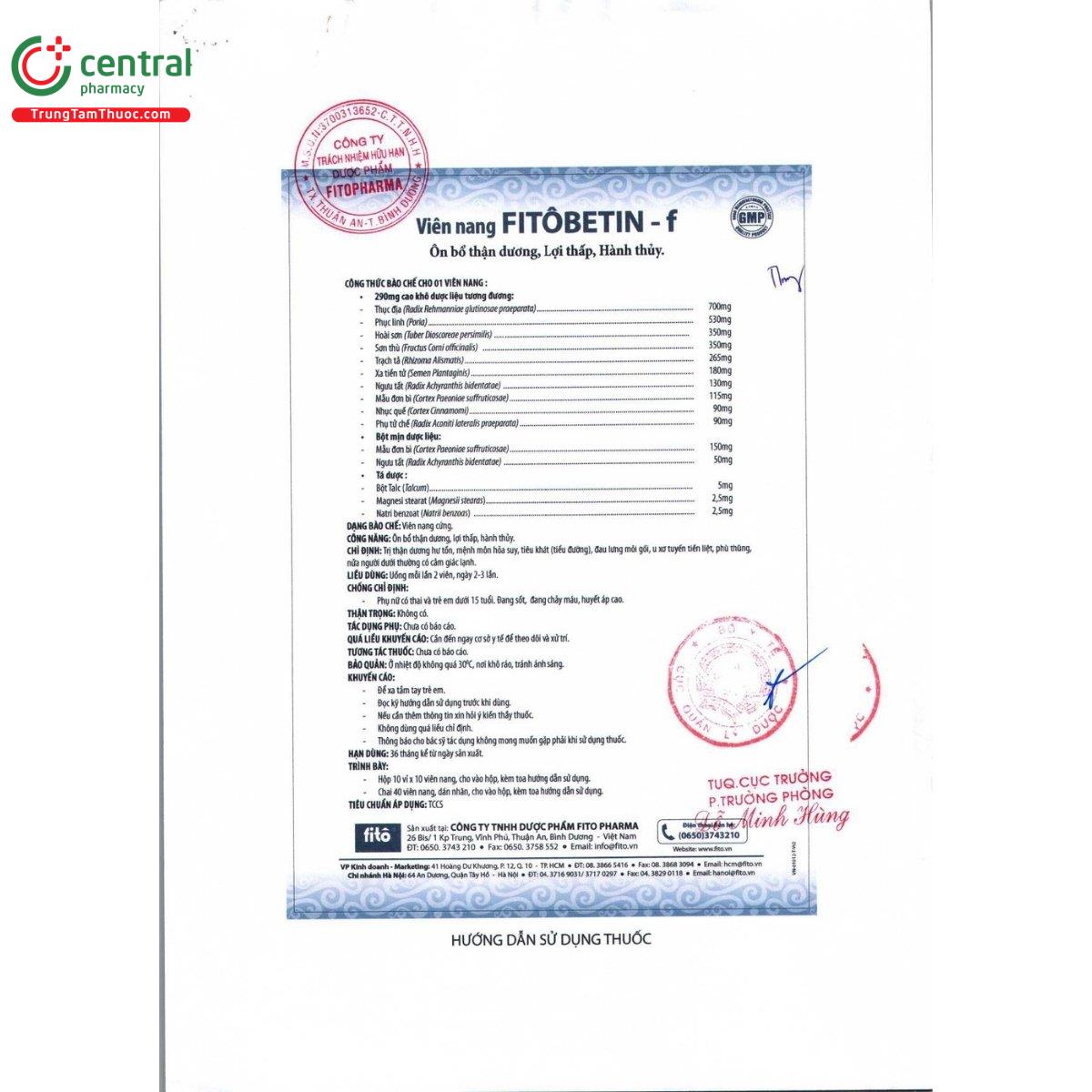 thuoc fitobetin f 6 U8474 thuoc fitobetin f 6 U8474
