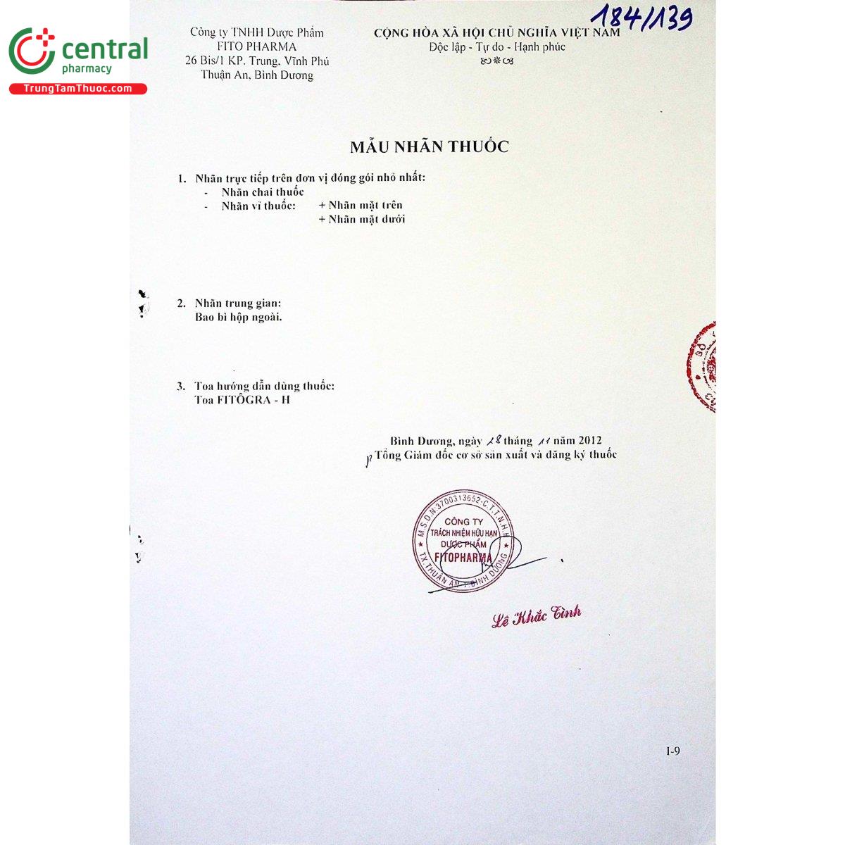 thuoc fitogra h 2 T8884 thuoc fitogra h 2 T8884