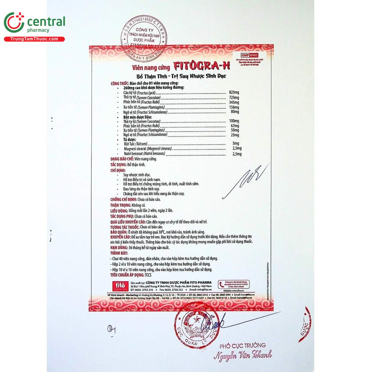 thuoc fitogra h 5 N5250 thuoc fitogra h 5 N5250