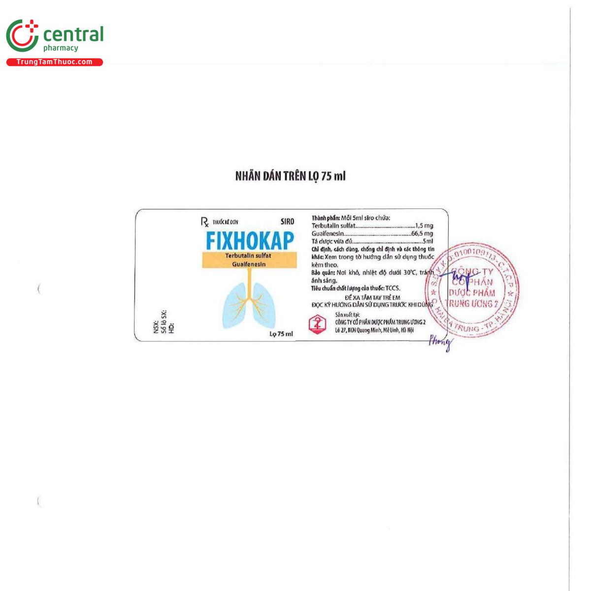 thuoc fixhokap 6 B0008 thuoc fixhokap 6 B0008
