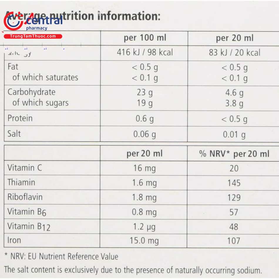 thuoc floradix liquid iron and vitamin formula 6 R7646