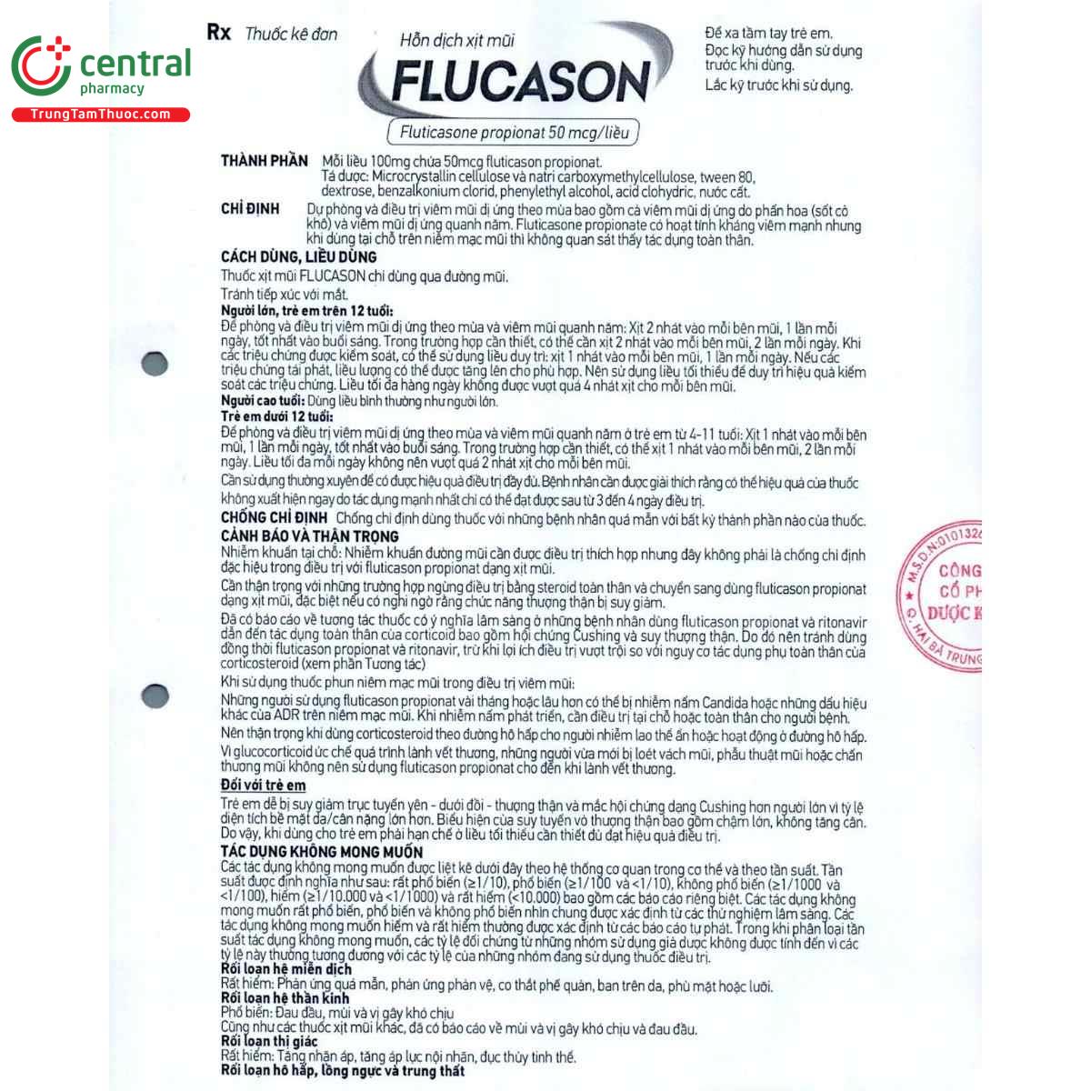 thuoc flucason 50mcg lieu 7 D1121