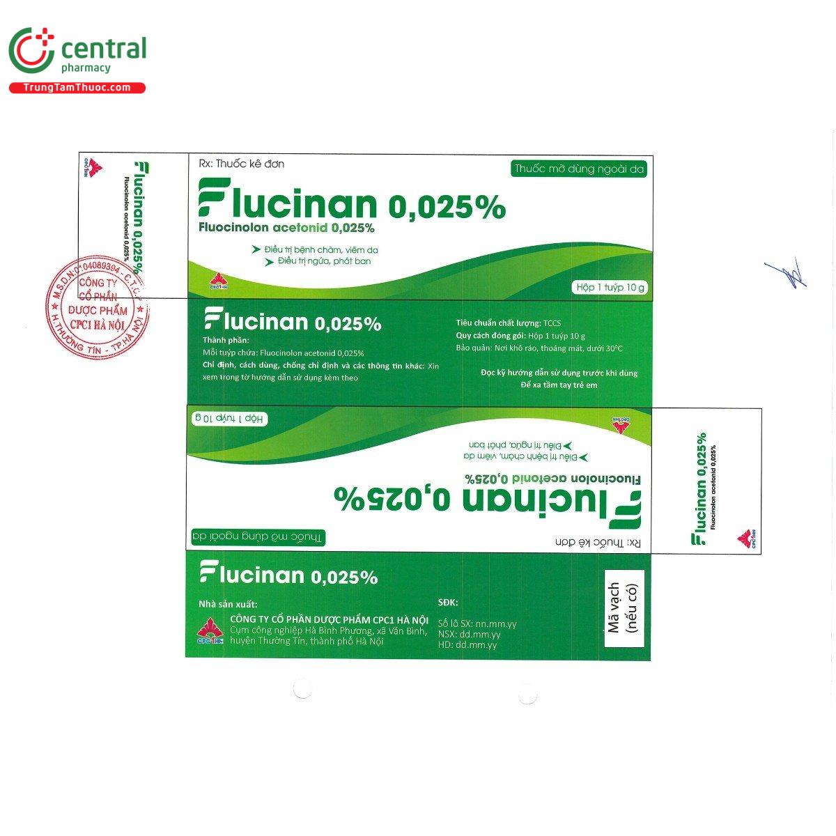 thuoc flucinan 0025 6 G2706 thuoc flucinan 0025 6 G2706