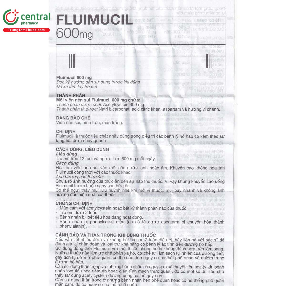 thuoc fluimucil 600mg 10 I3532