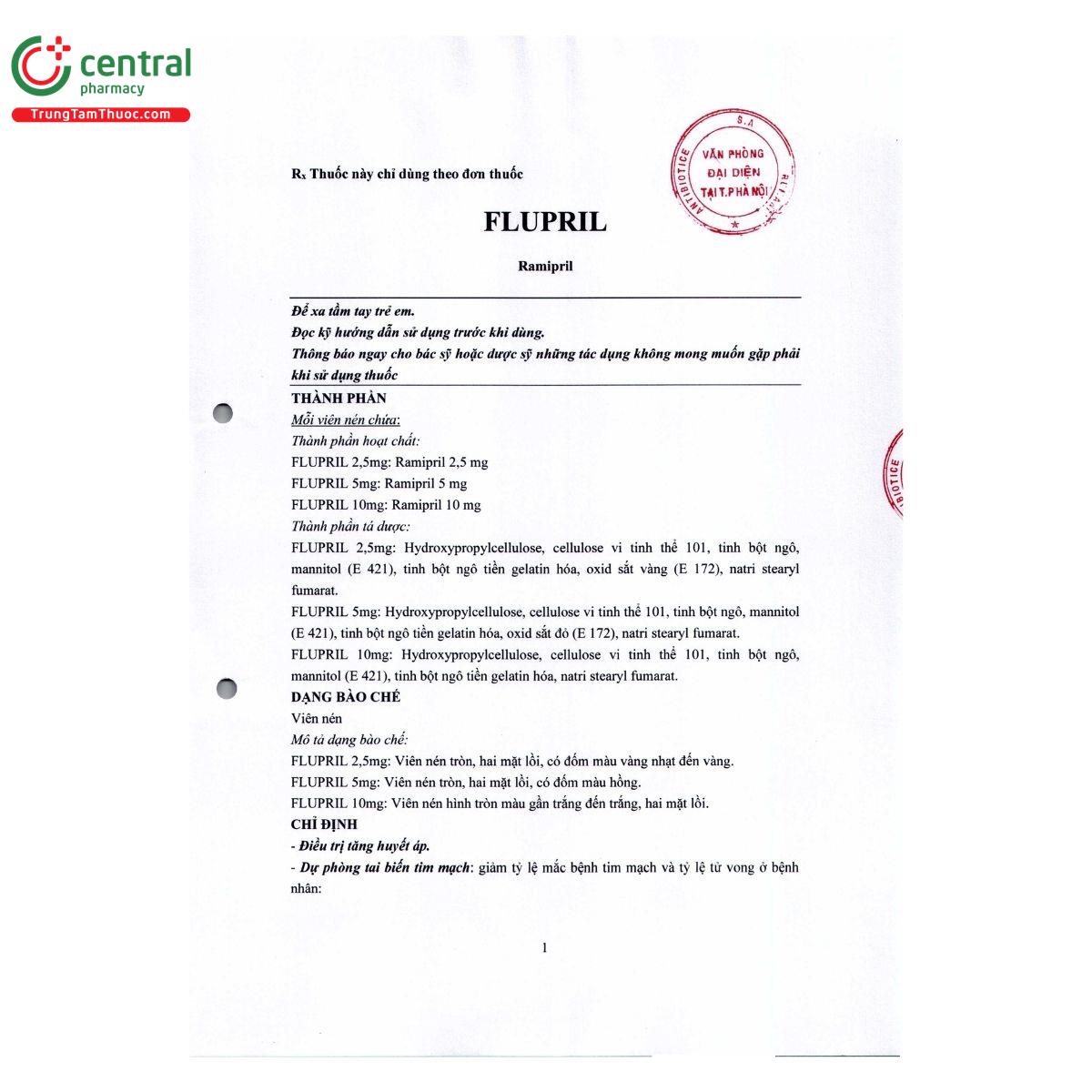 thuoc flupril 1 T8184 thuoc flupril 1 T8184