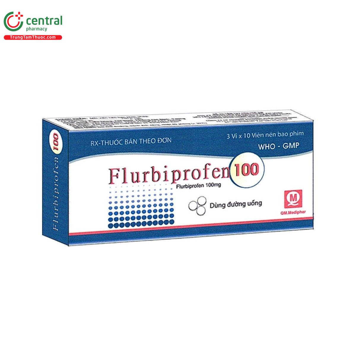 thuoc flurbiprofen 100mg qm mediphar 1 B0822 thuoc flurbiprofen 100mg qm mediphar 1 B0822