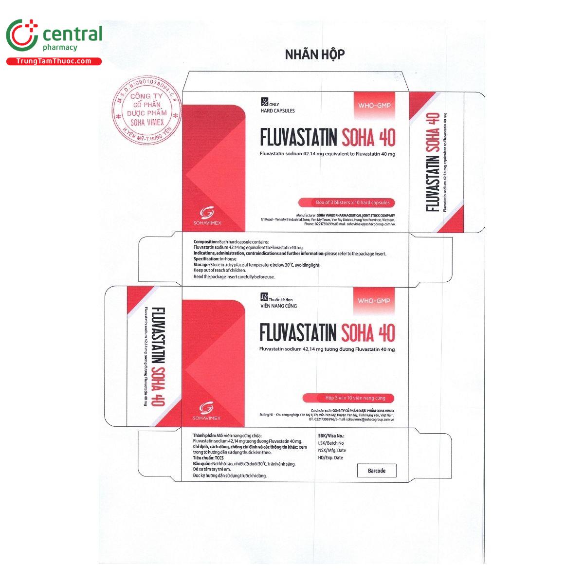 thuoc fluvastatin soha 40 mg 2 U8742
