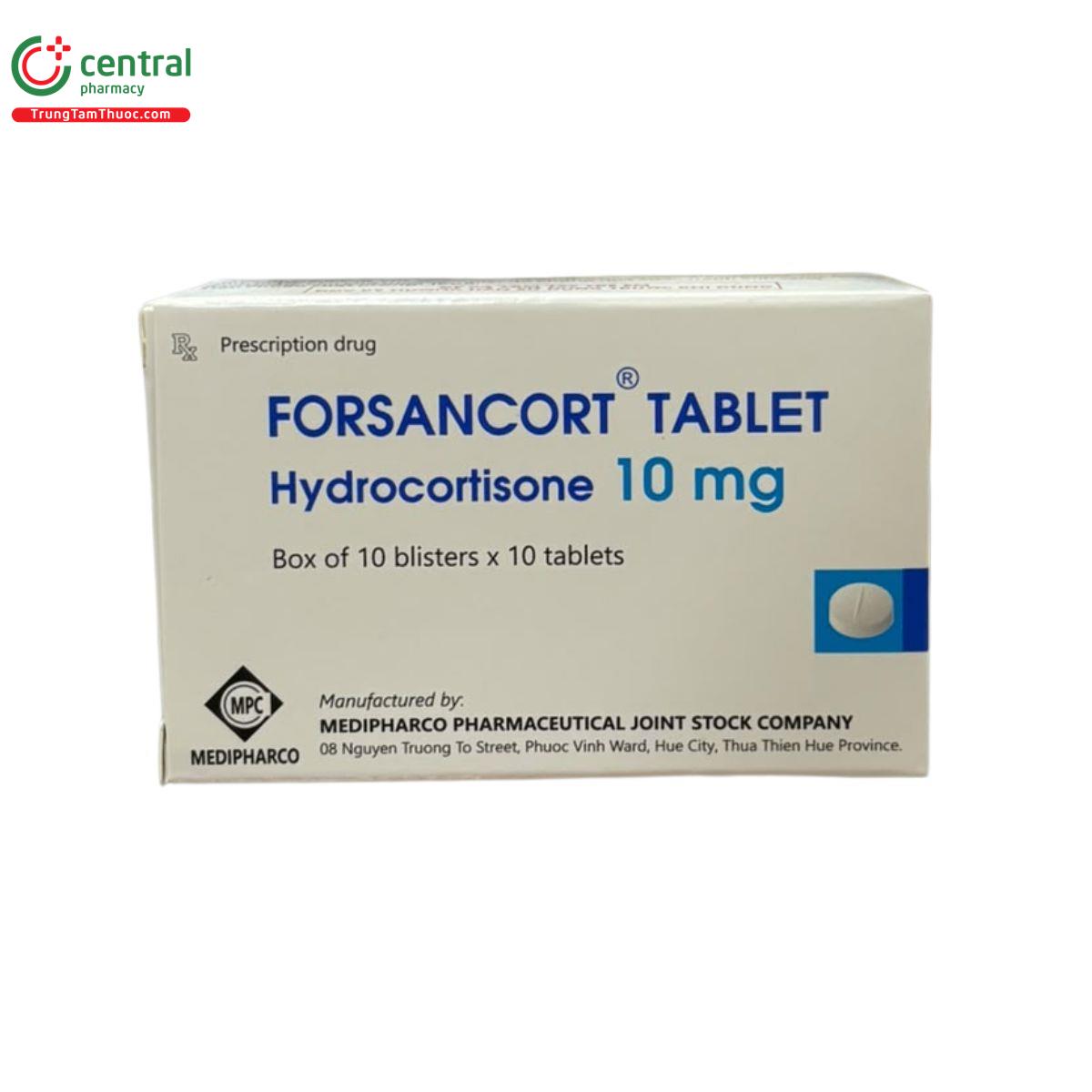 thuoc forsancort tablet 10mg 2 U8105