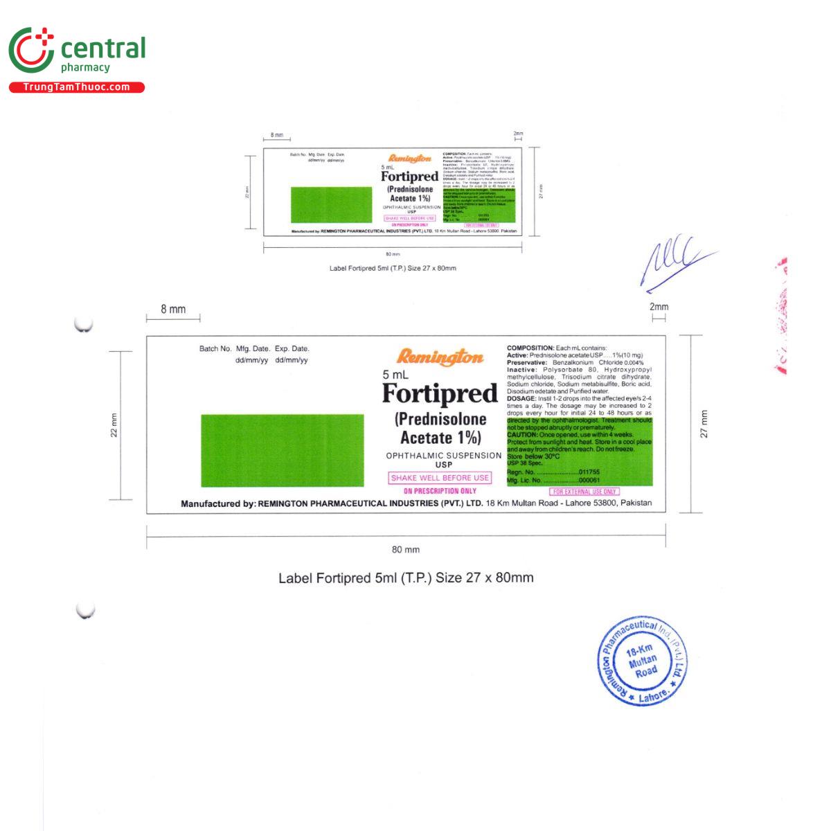 thuoc fortipred 10mg ml 6 K4380