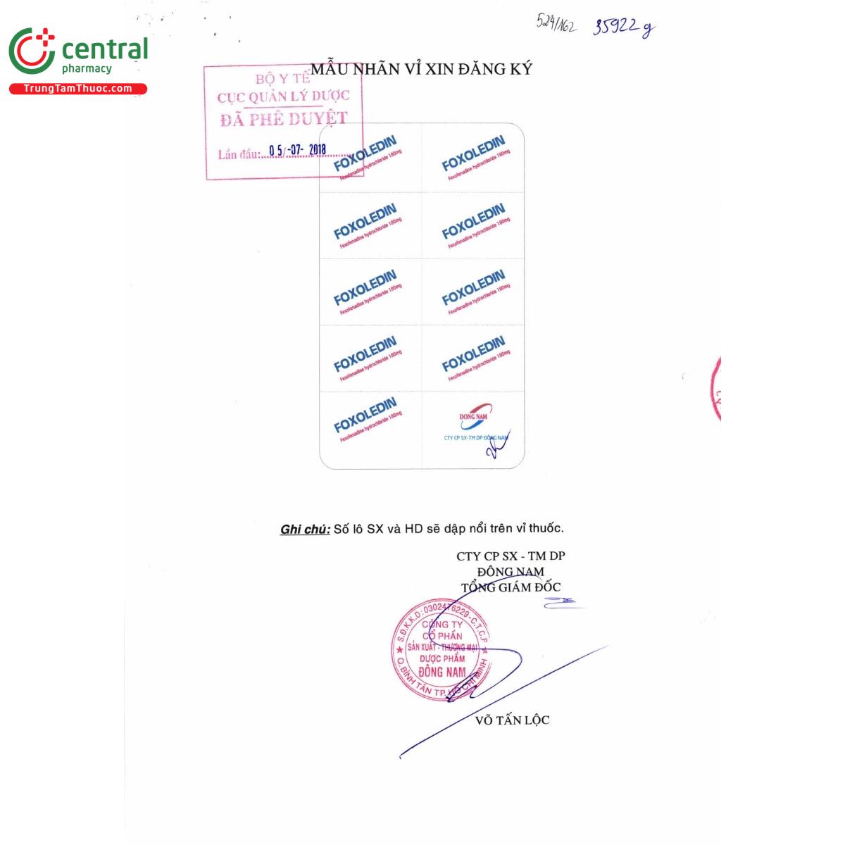 thuoc foxoledin 180mg 4 T8031 thuoc foxoledin 180mg 4 T8031
