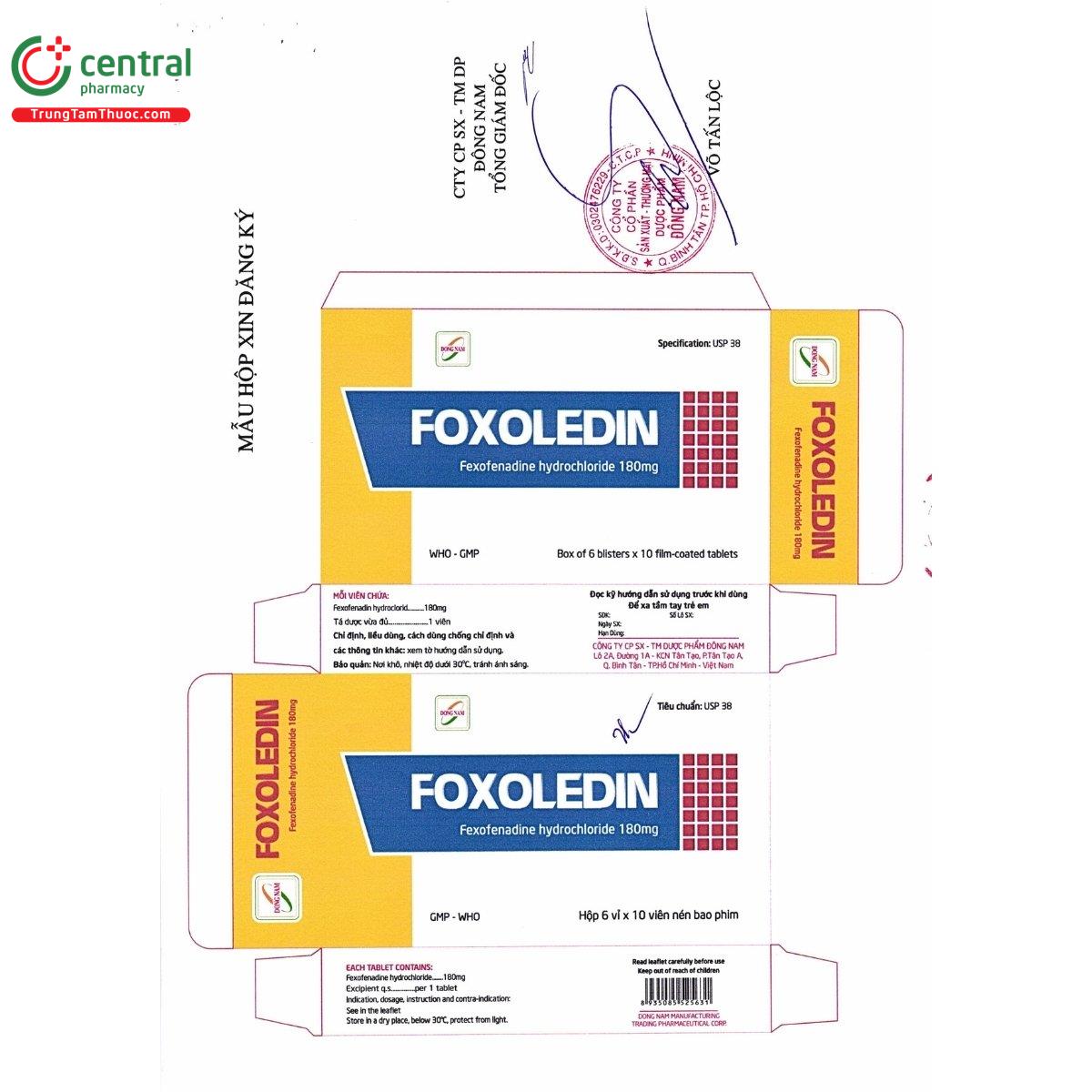 thuoc foxoledin 180mg 5 E1667 thuoc foxoledin 180mg 5 E1667
