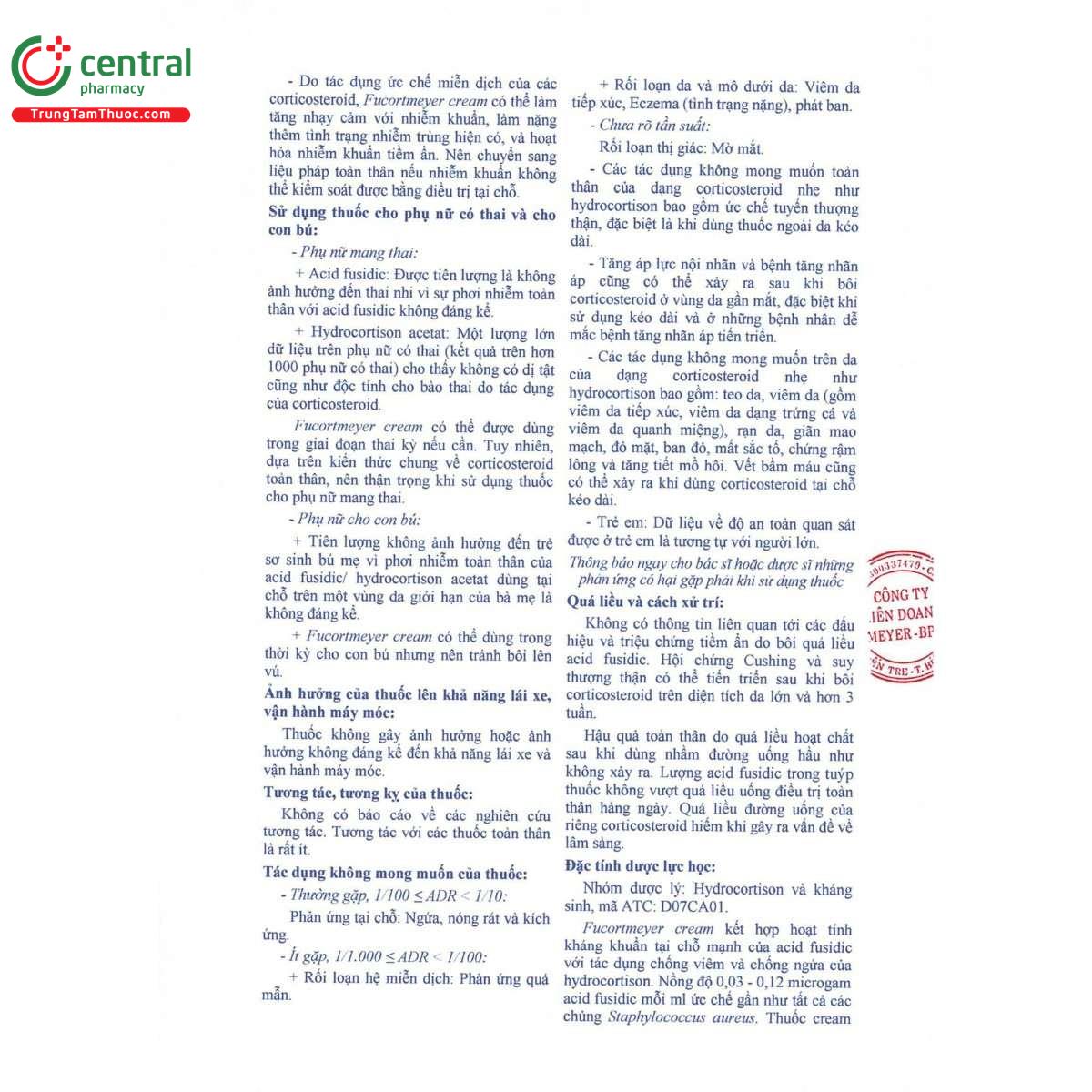 thuoc fucortmeyer cream 9 M5633 thuoc fucortmeyer cream 9 M5633