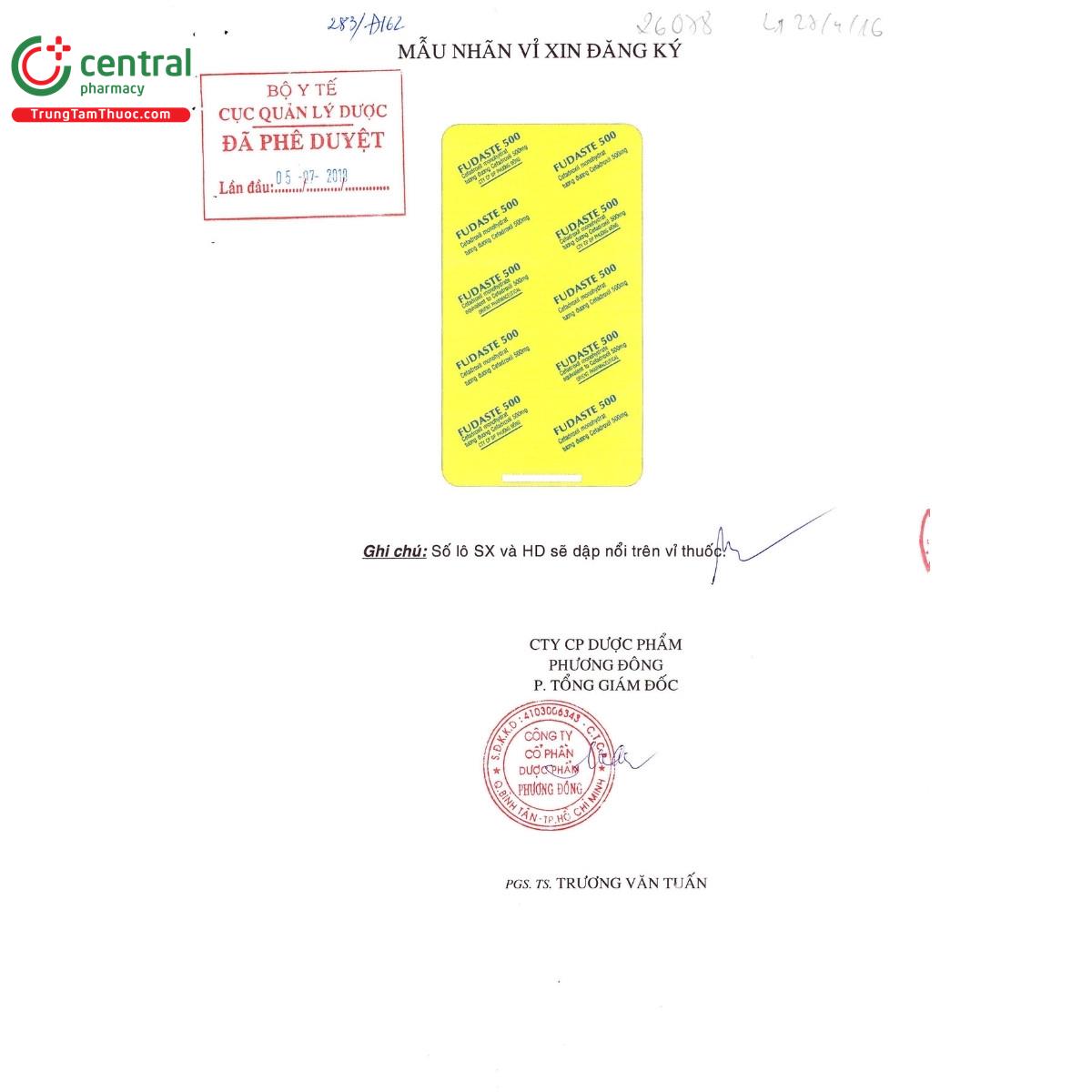 thuoc fudaste 500mg 3 K4313 thuoc fudaste 500mg 3 K4313