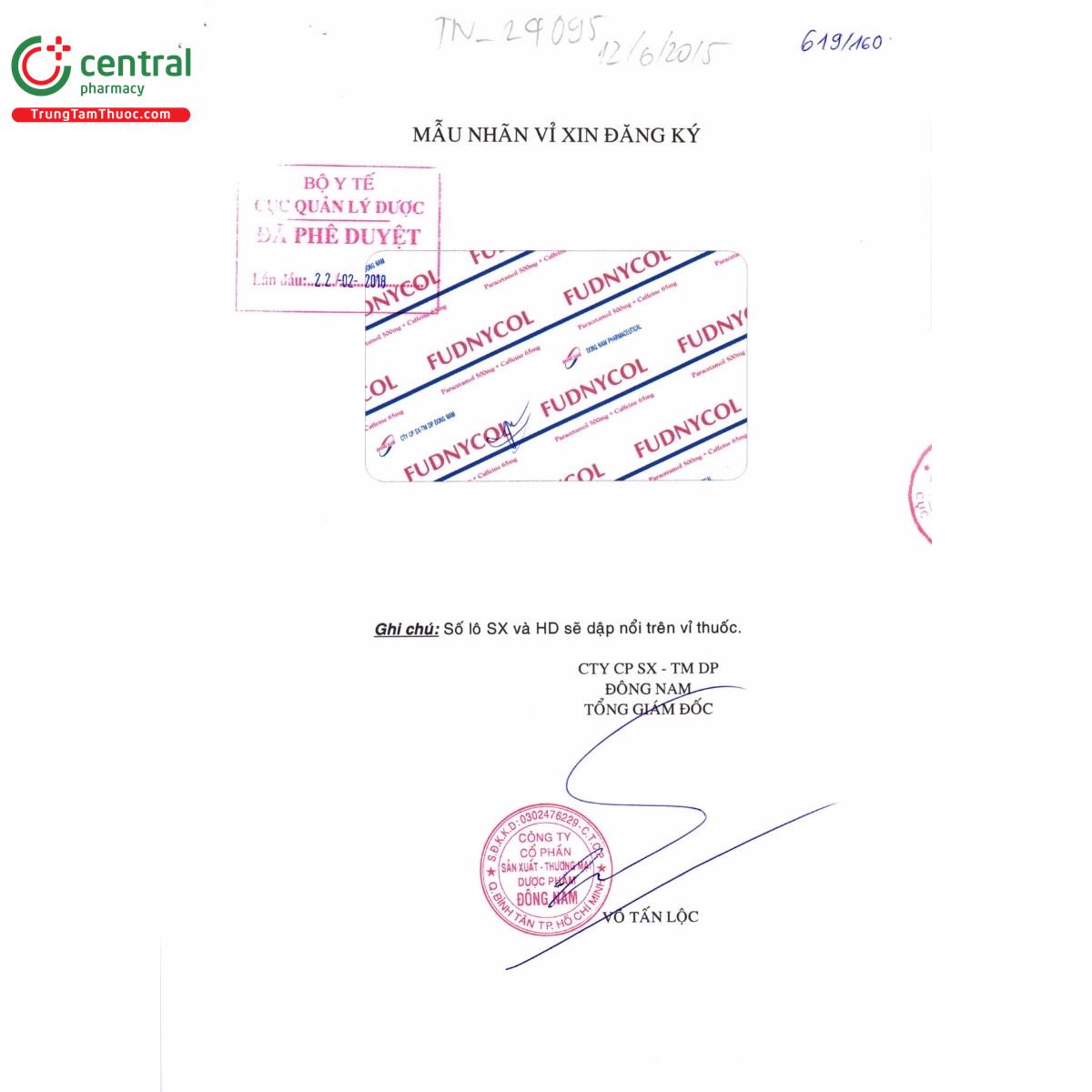 thuoc fudnycol 3 M5841 thuoc fudnycol 3 M5841