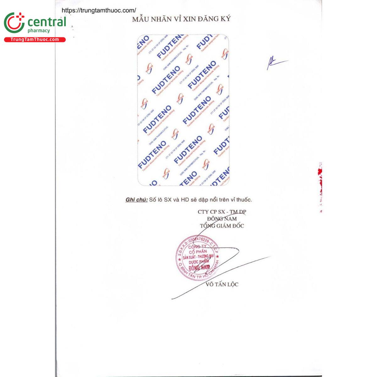 thuoc fudteno 300mg 6 M5105 thuoc fudteno 300mg 6 M5105