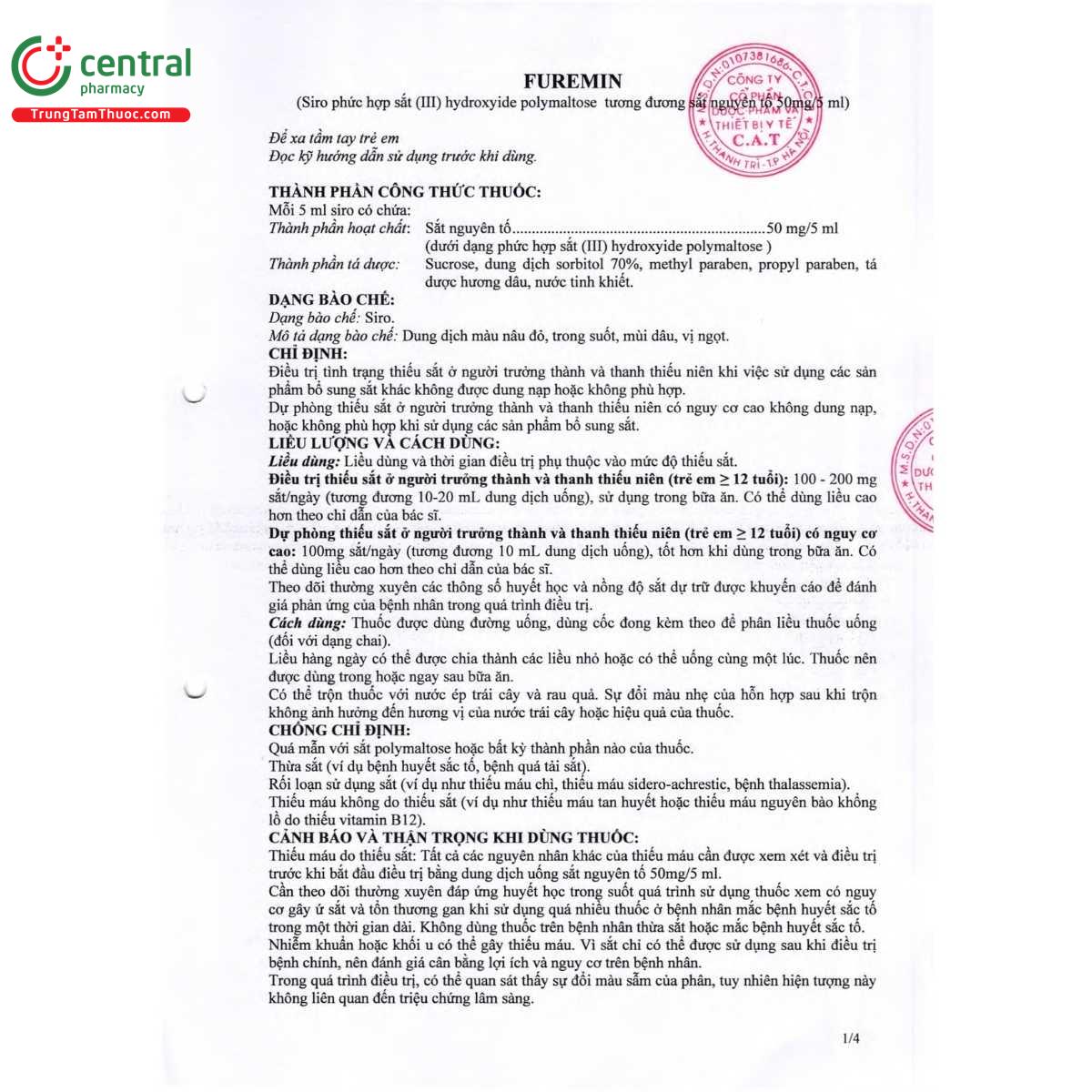 thuoc furemin 6 L4132