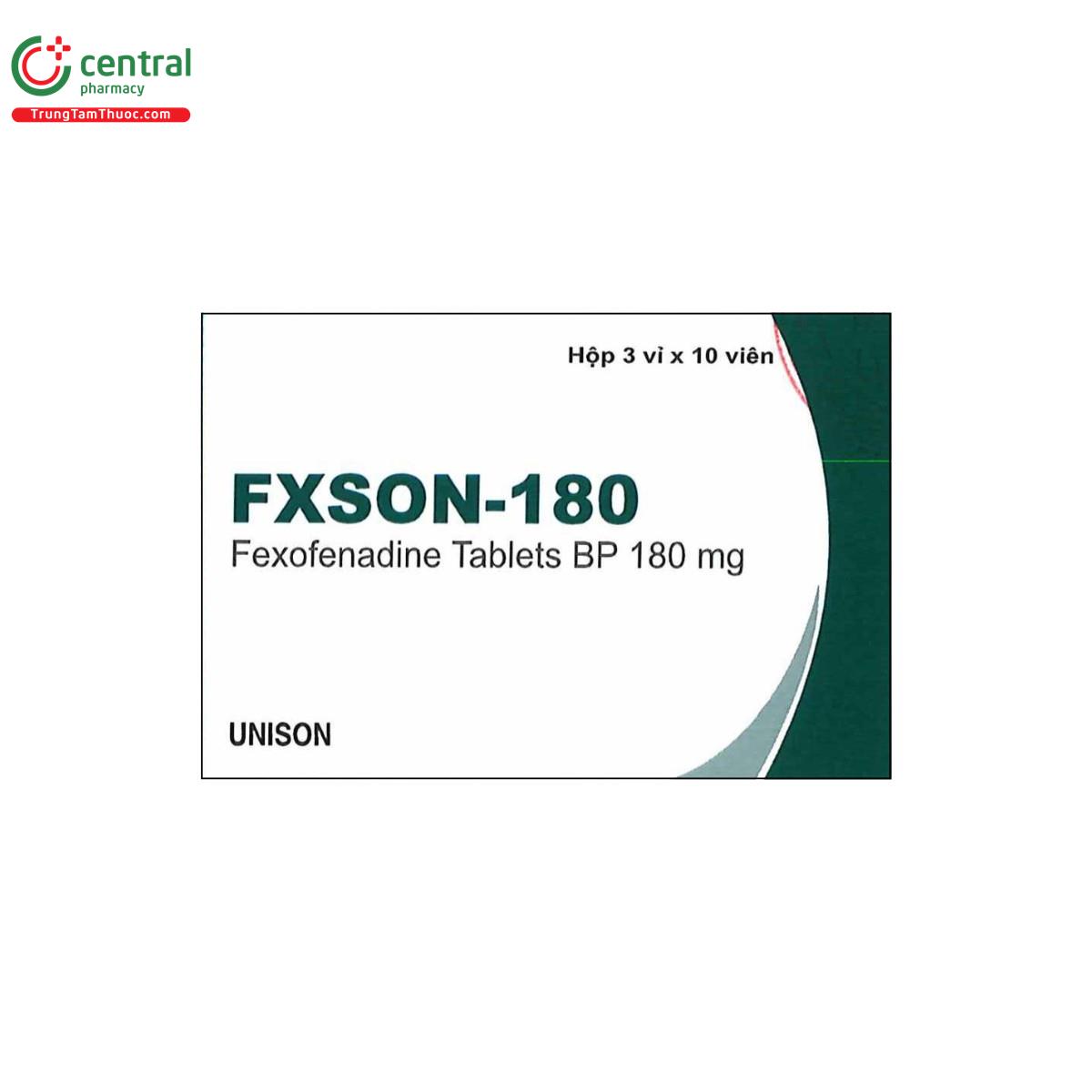 thuoc fxson 180mg I3850 thuoc fxson 180mg I3850