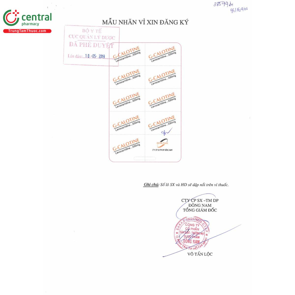 thuoc g calotine 330mg 2 F2823 thuoc g calotine 330mg 2 F2823