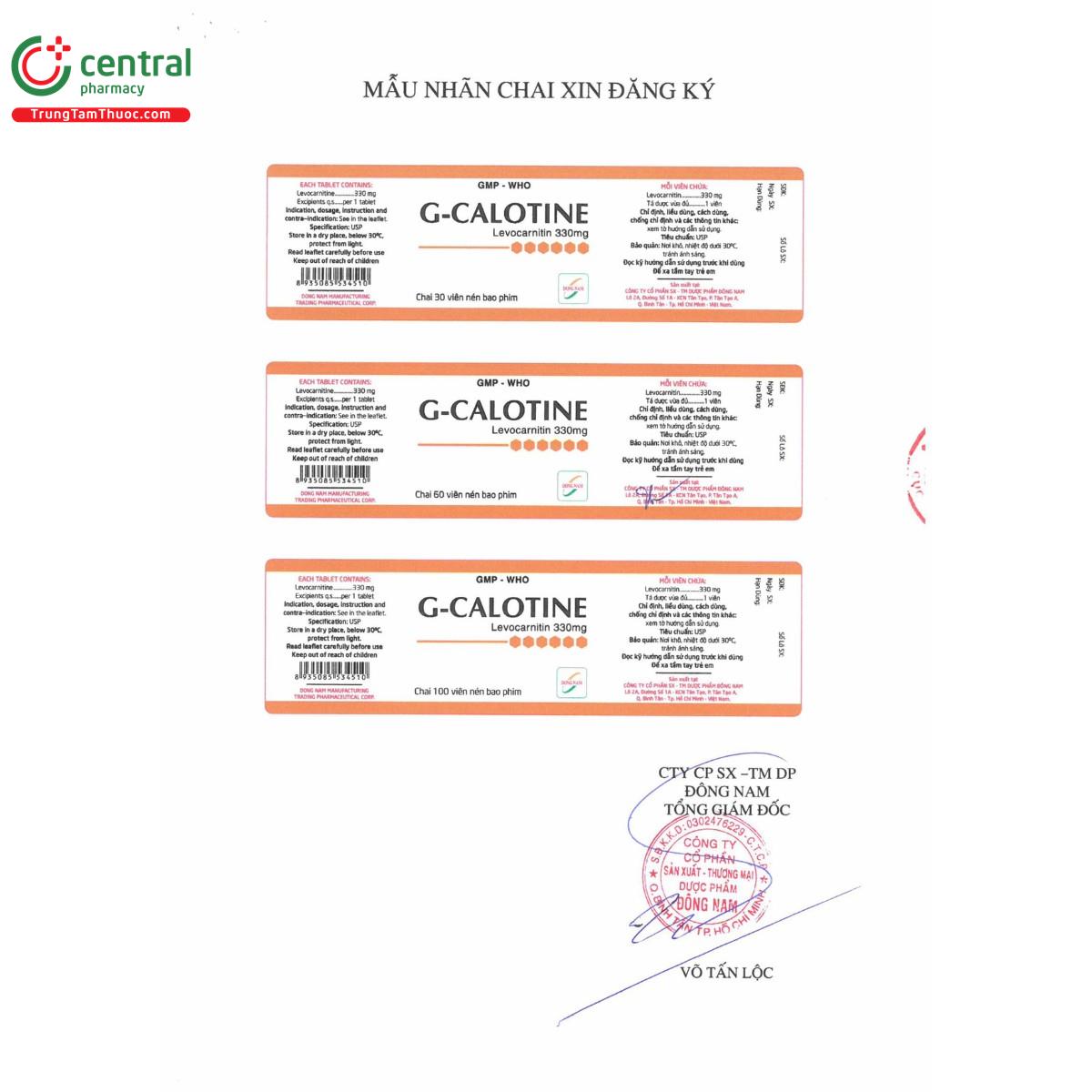 thuoc g calotine 330mg 3 U8176 thuoc g calotine 330mg 3 U8176