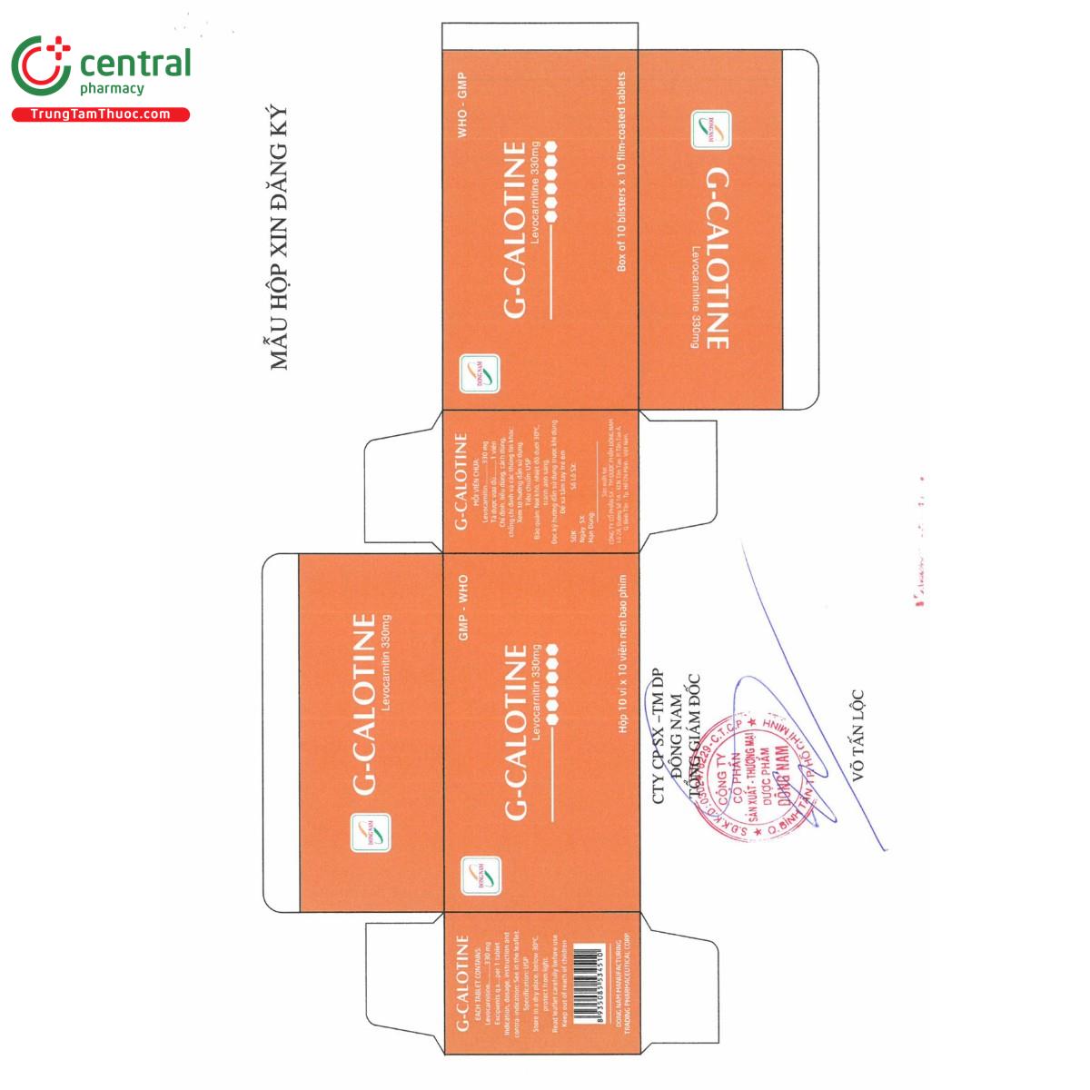 thuoc g calotine 330mg 6 A0166 thuoc g calotine 330mg 6 A0166
