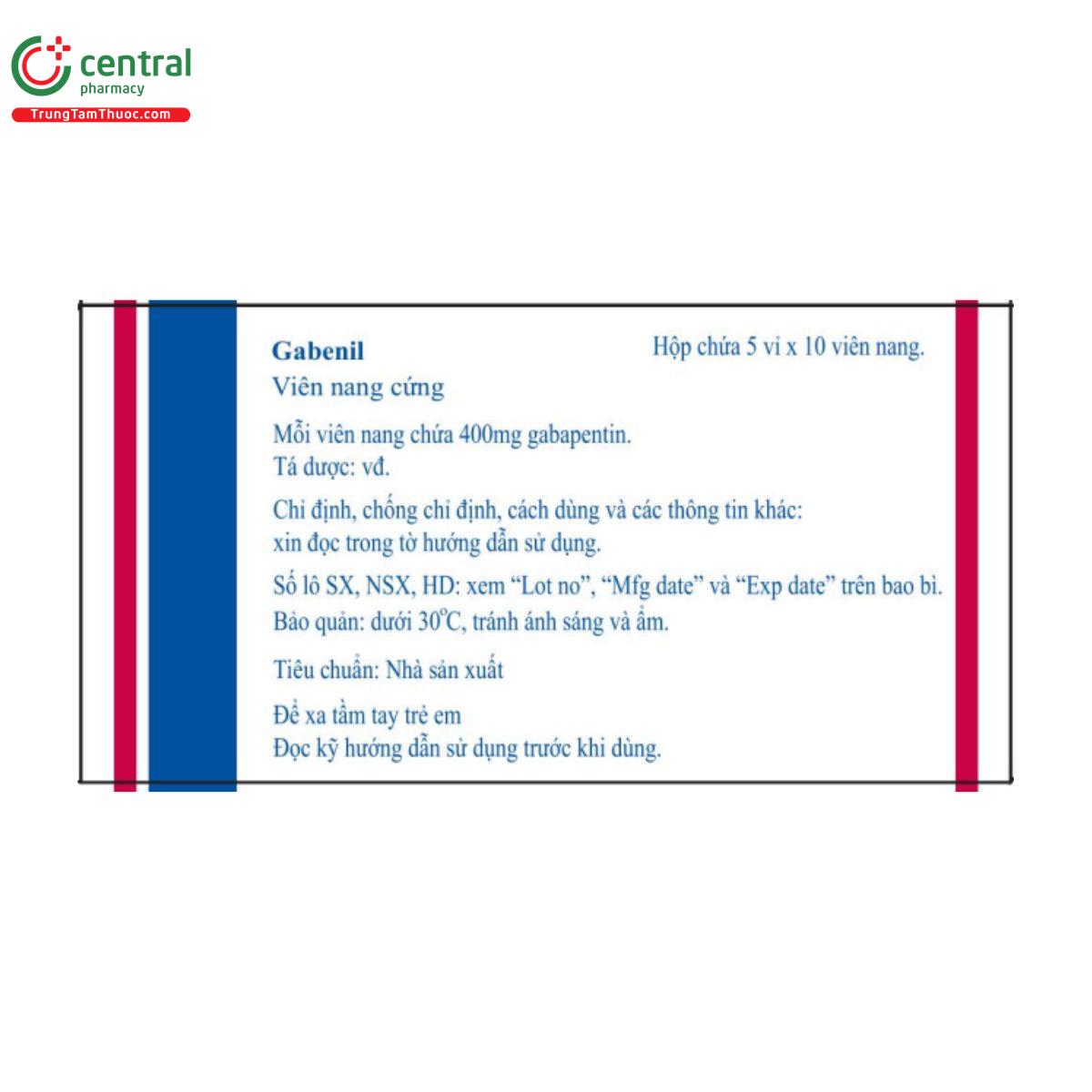 thuoc gabenil 4 U8804