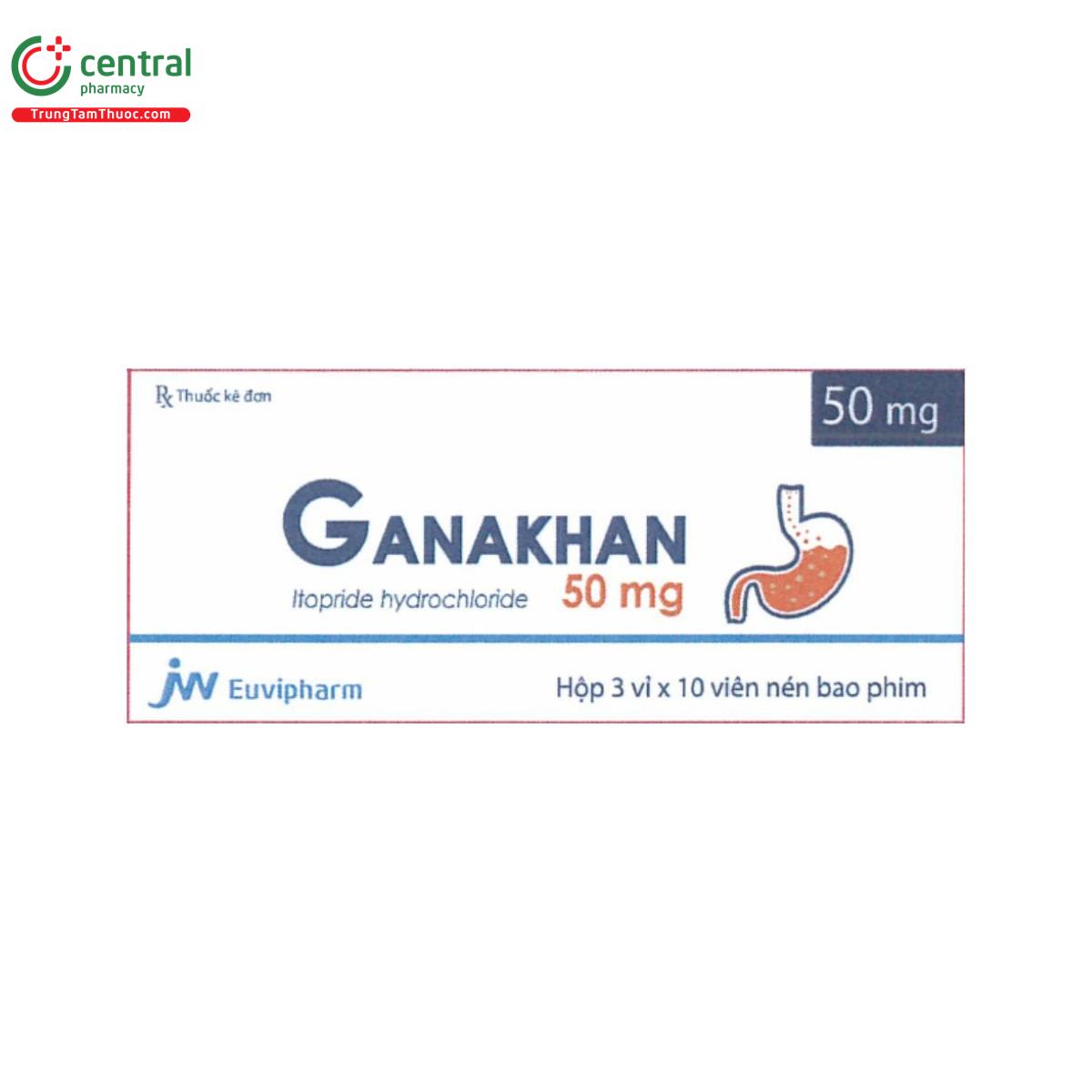 thuoc ganakhan 50mg L4112 thuoc ganakhan 50mg L4112