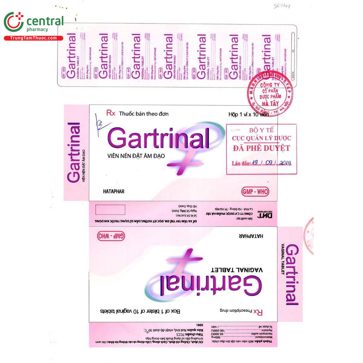 thuoc gartrinal 3 G2142 thuoc gartrinal 3 G2142