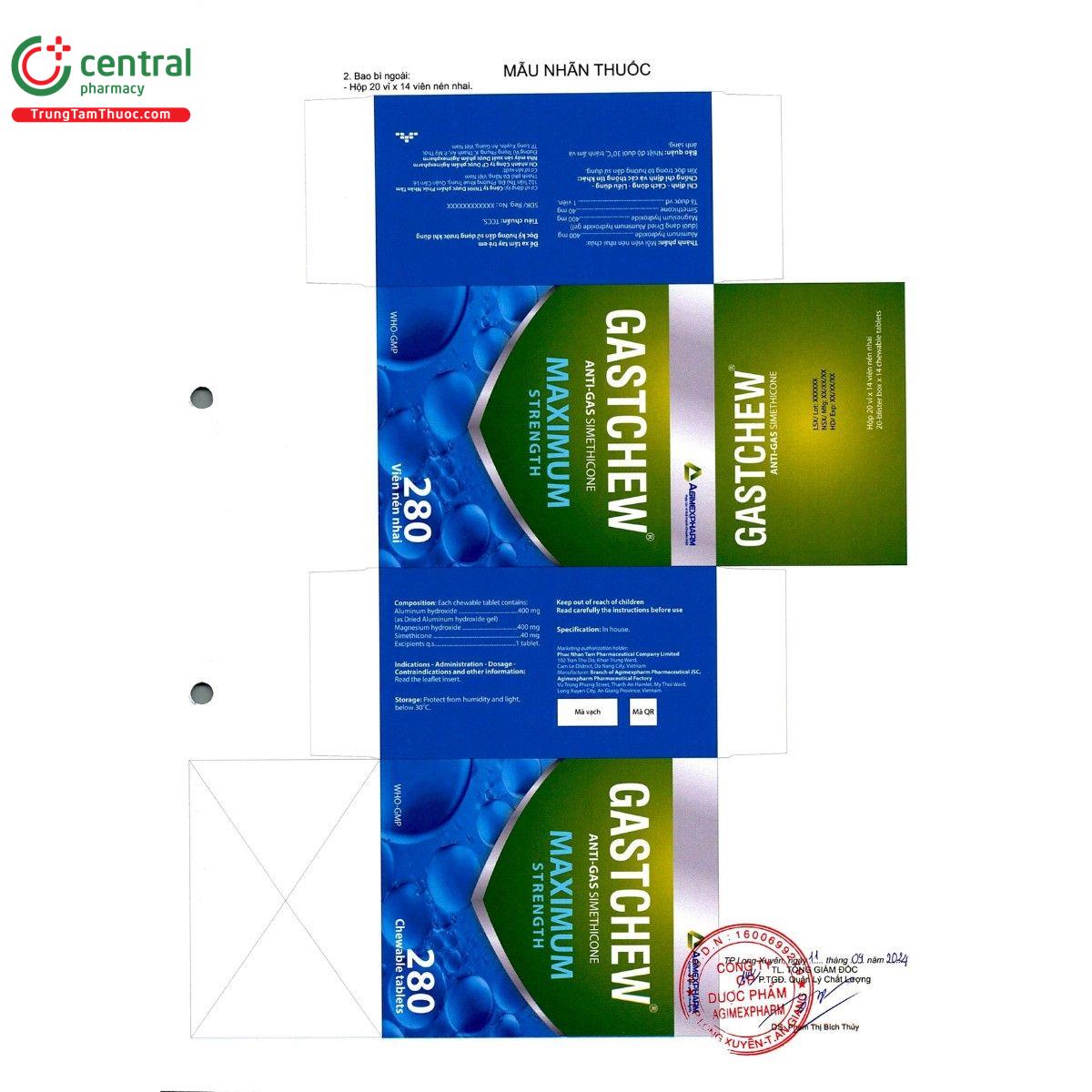 thuoc gastchew 20 M5025 thuoc gastchew 20 M5025