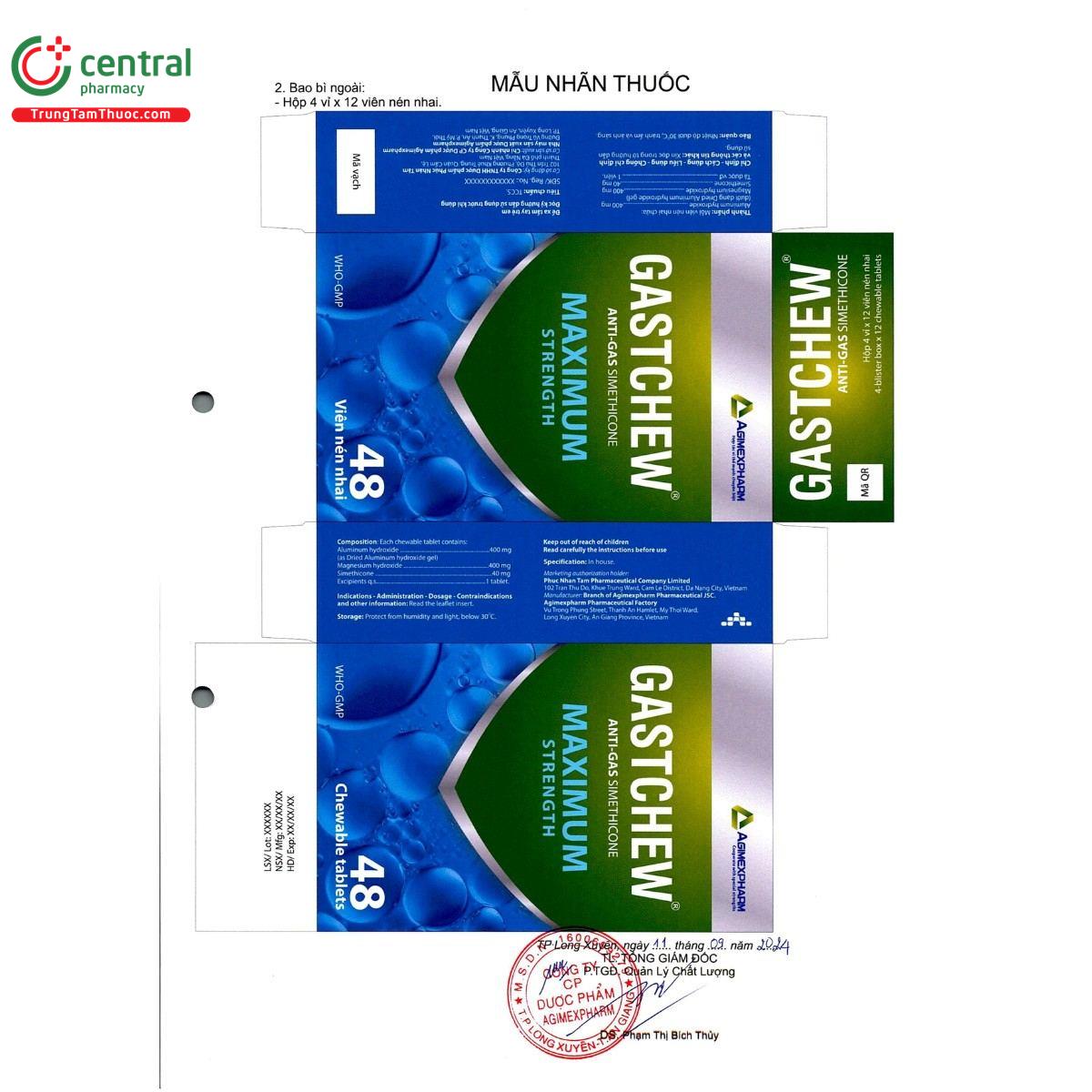 thuoc gastchew 4 H2165 thuoc gastchew 4 H2165