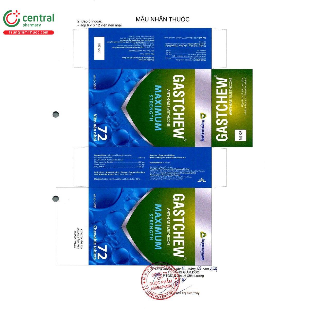 thuoc gastchew 6 M5416 thuoc gastchew 6 M5416