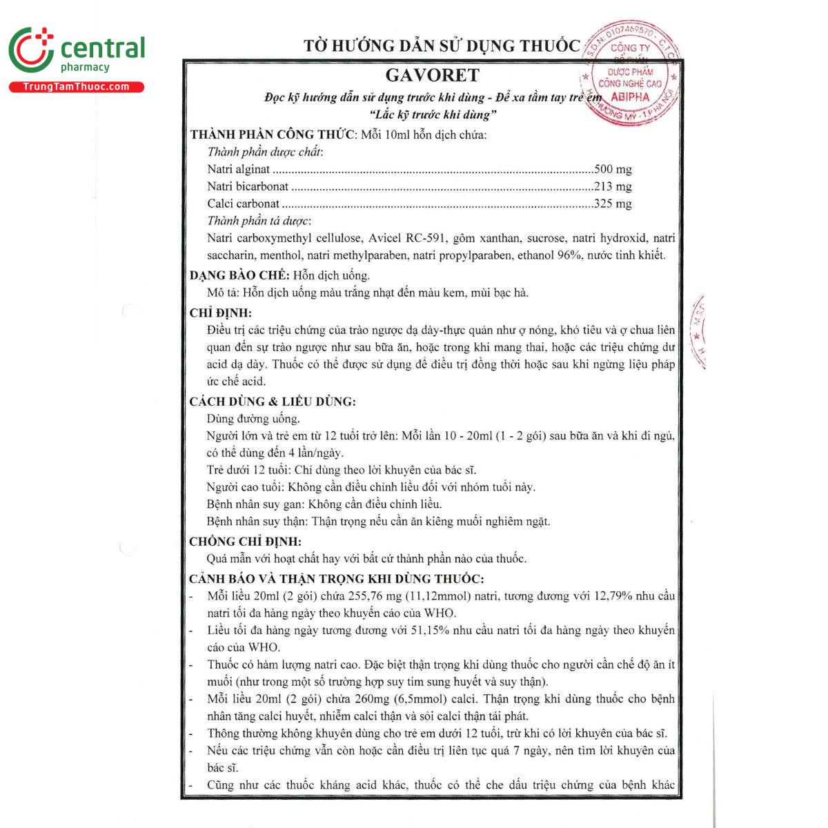 thuoc gavoret 7 L4210