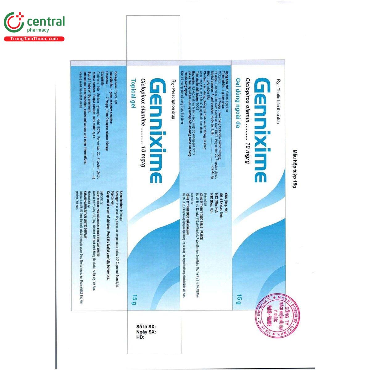 thuoc genixime 10mg g 1 F2207 thuoc genixime 10mg g 1 F2207